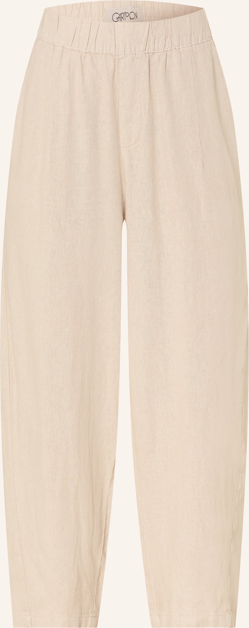 Cartoon 7/8-Hose Mit Leinen beige