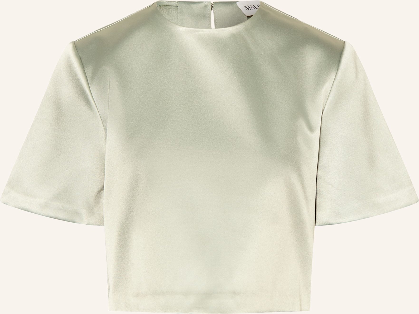 Malina Blusenshirt Ciana Aus Satin gruen