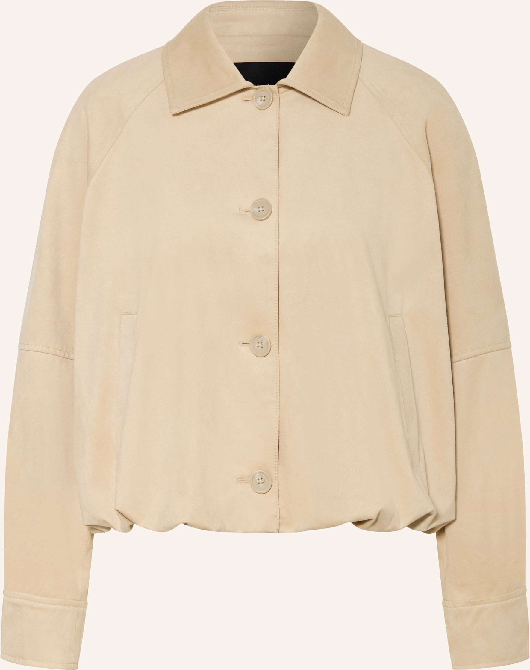 Someday Blouson Nayomi In Lederoptik beige