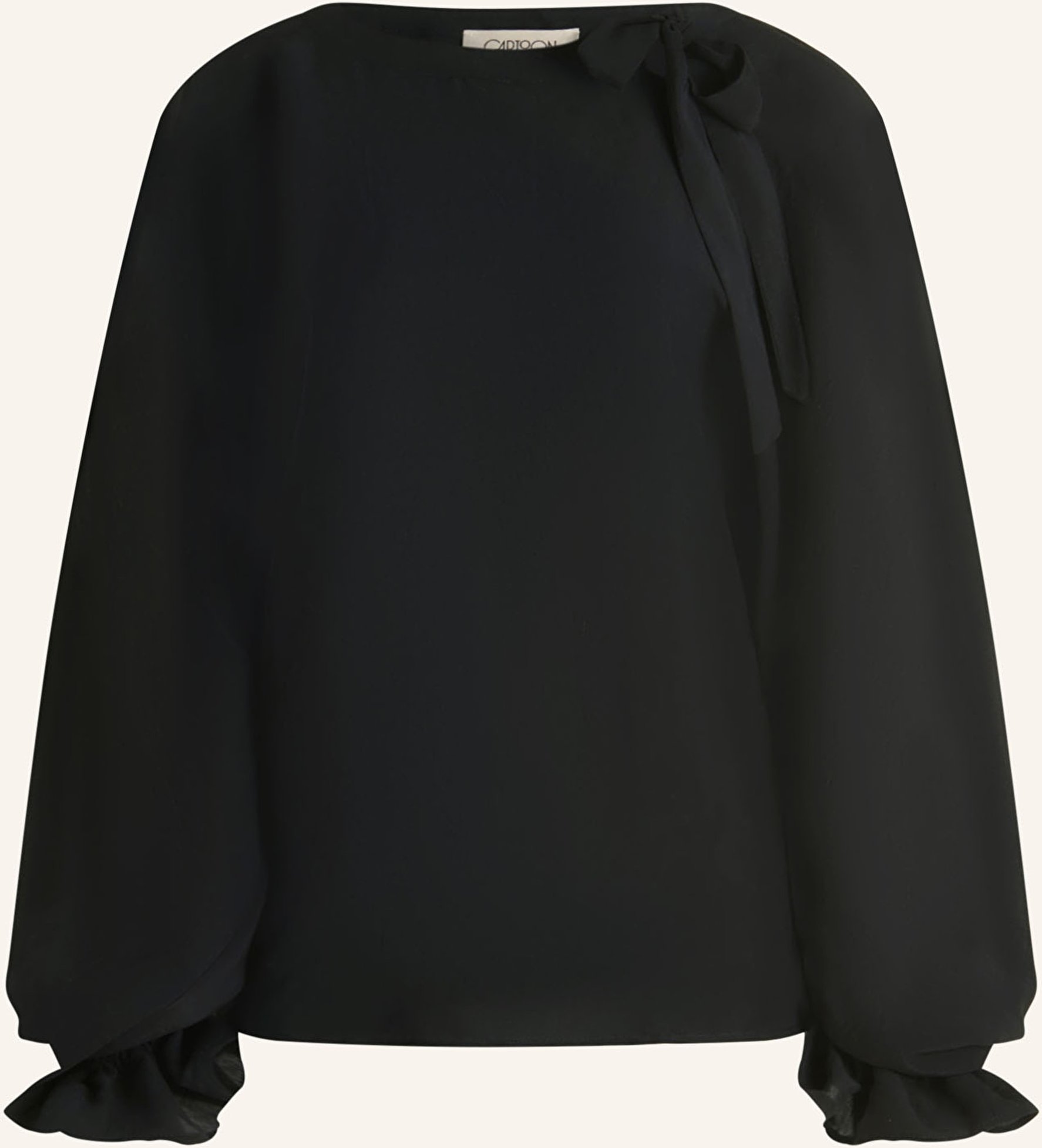 Cartoon Blusenshirt schwarz