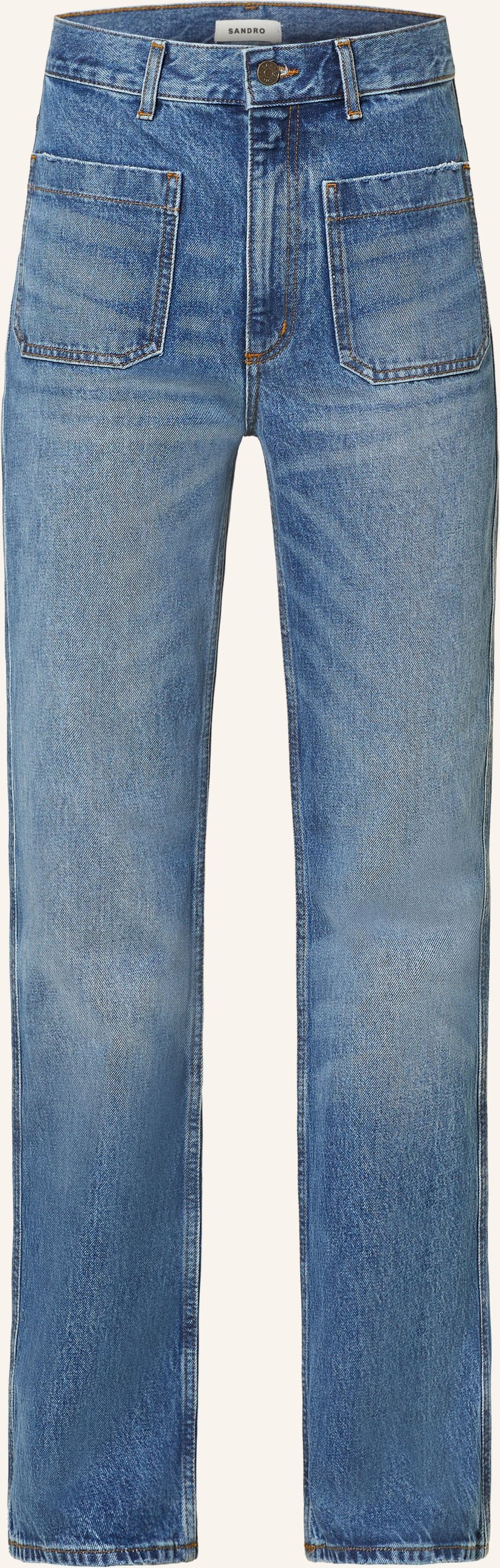 Sandro Straight Jeans blau