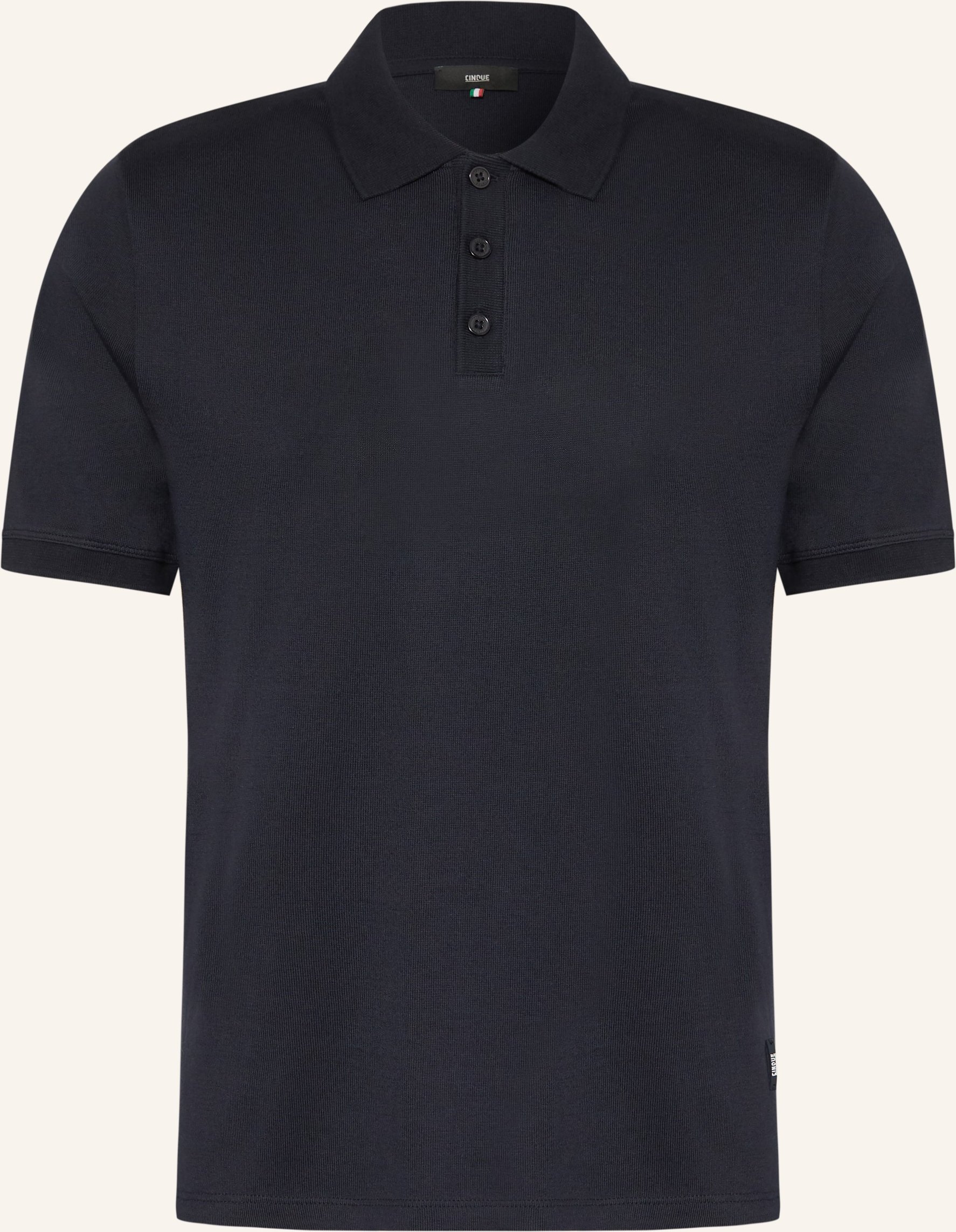 Cinque Jersey-Poloshirt Cibold blau