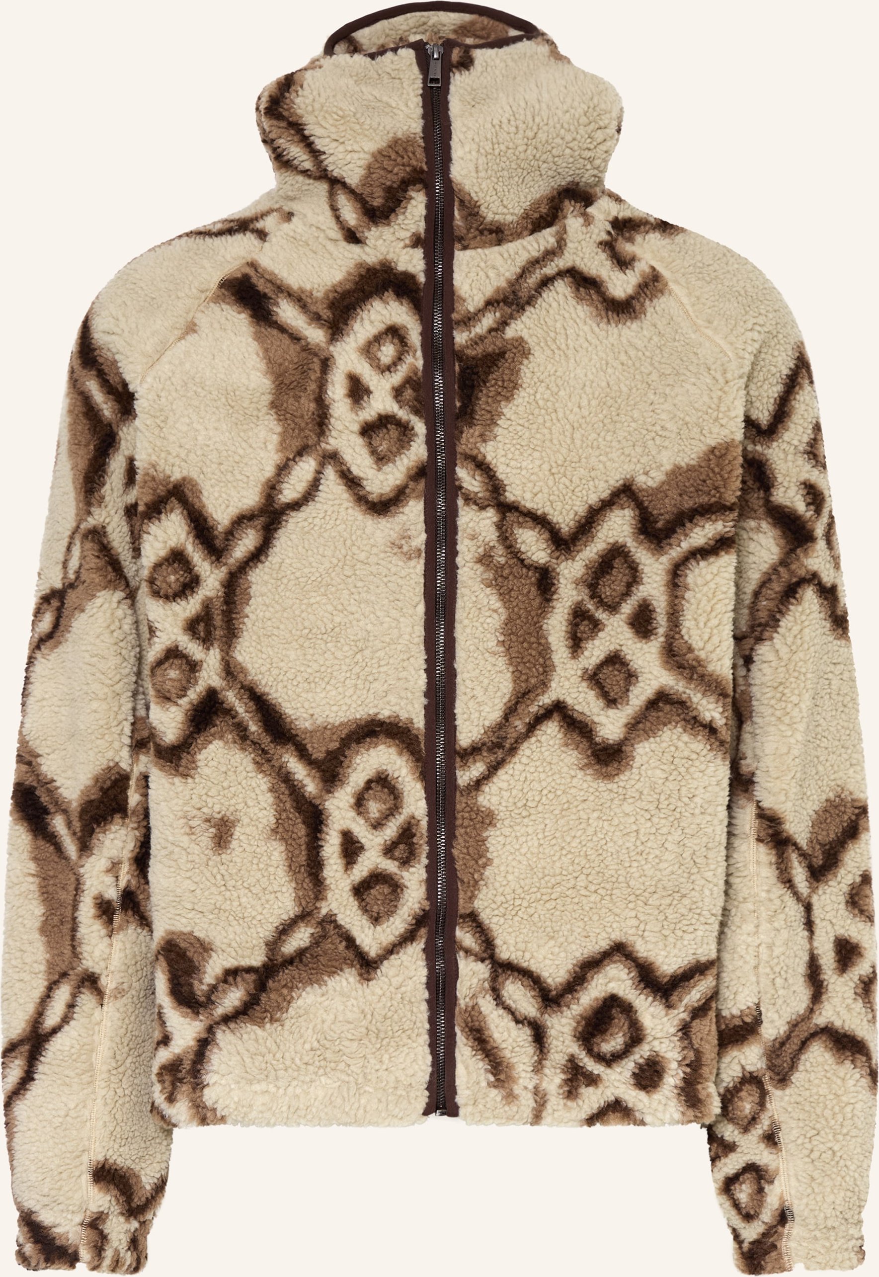 Daily Paper Teddyfell-Jacke beige