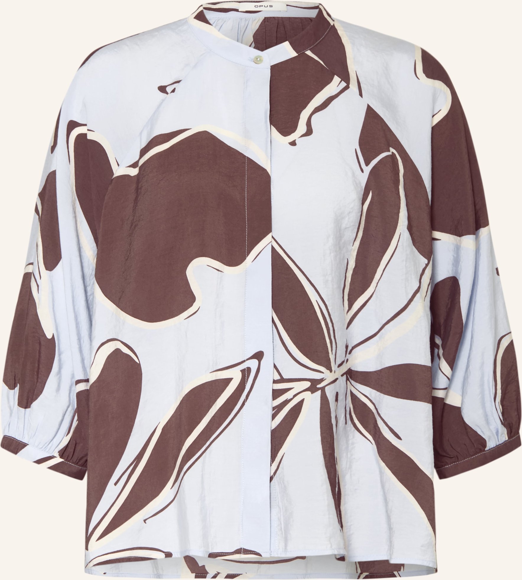 Opus Bluse Faloom Mit 3/4-Arm blau