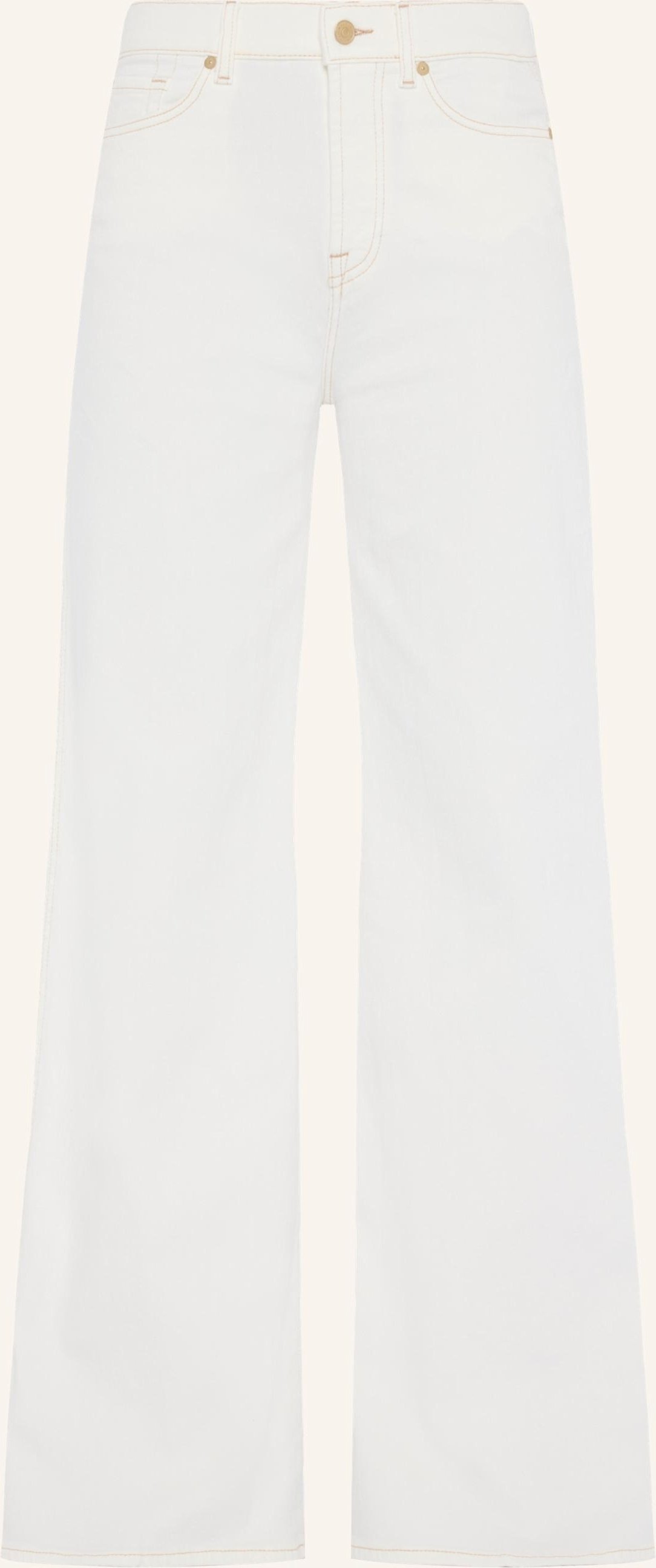 7 For All Mankind Jeans Wide Wide Fit weiss