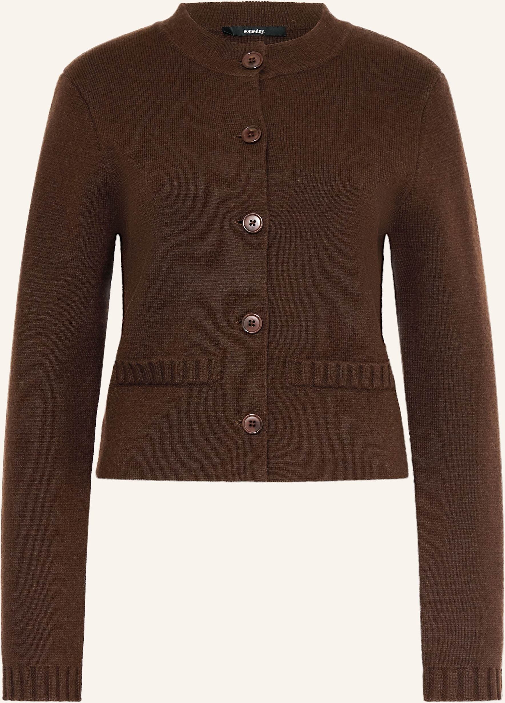 Someday Strickjacke Toleen braun