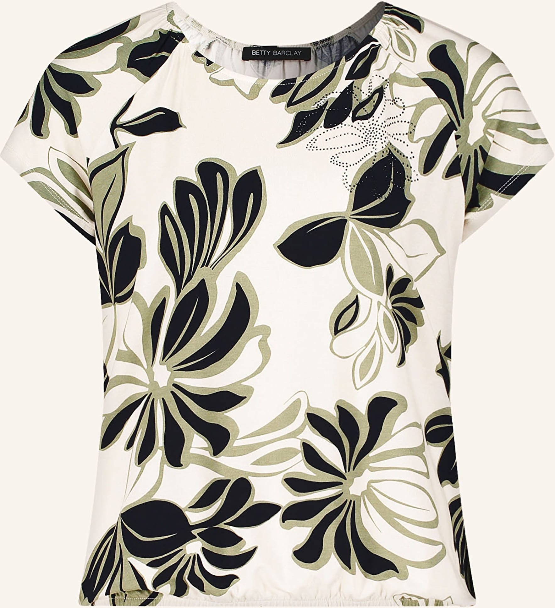 Betty Barclay Blusenshirt Mit Schmucksteinen beige