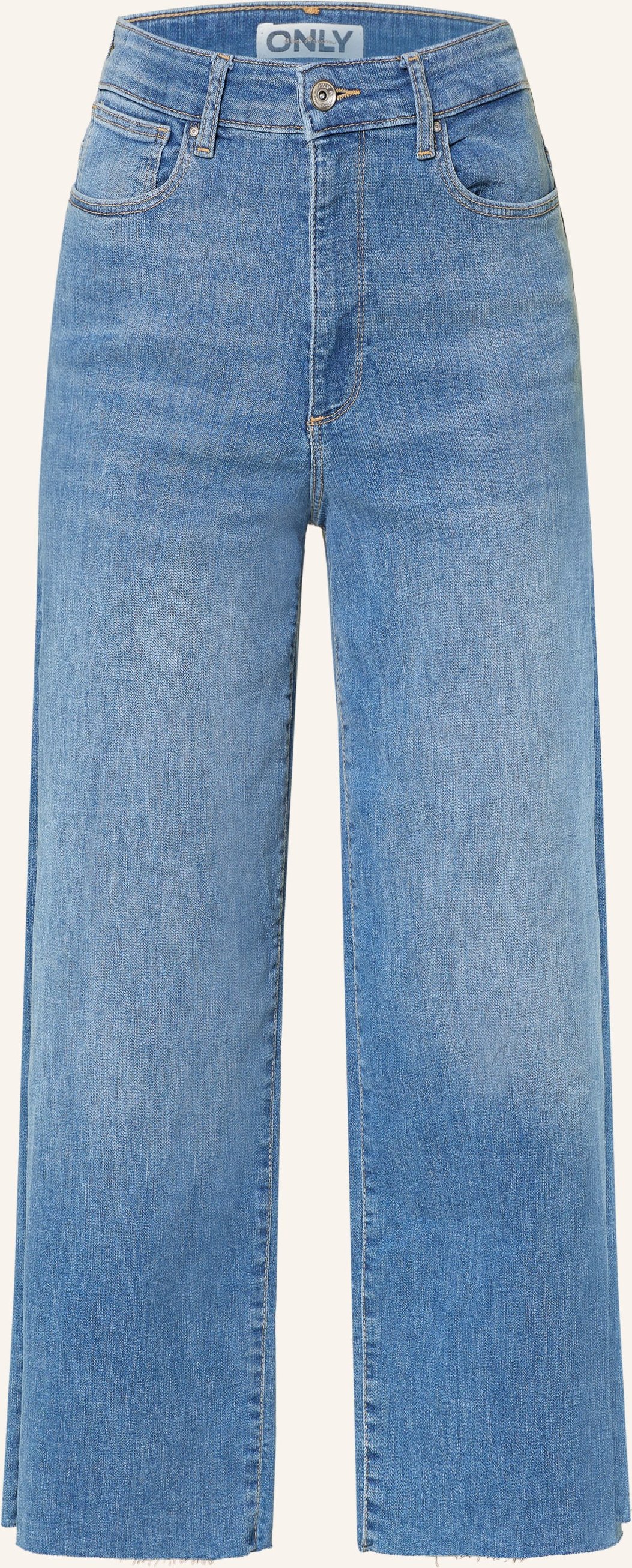 Only Cropped Jeans blau