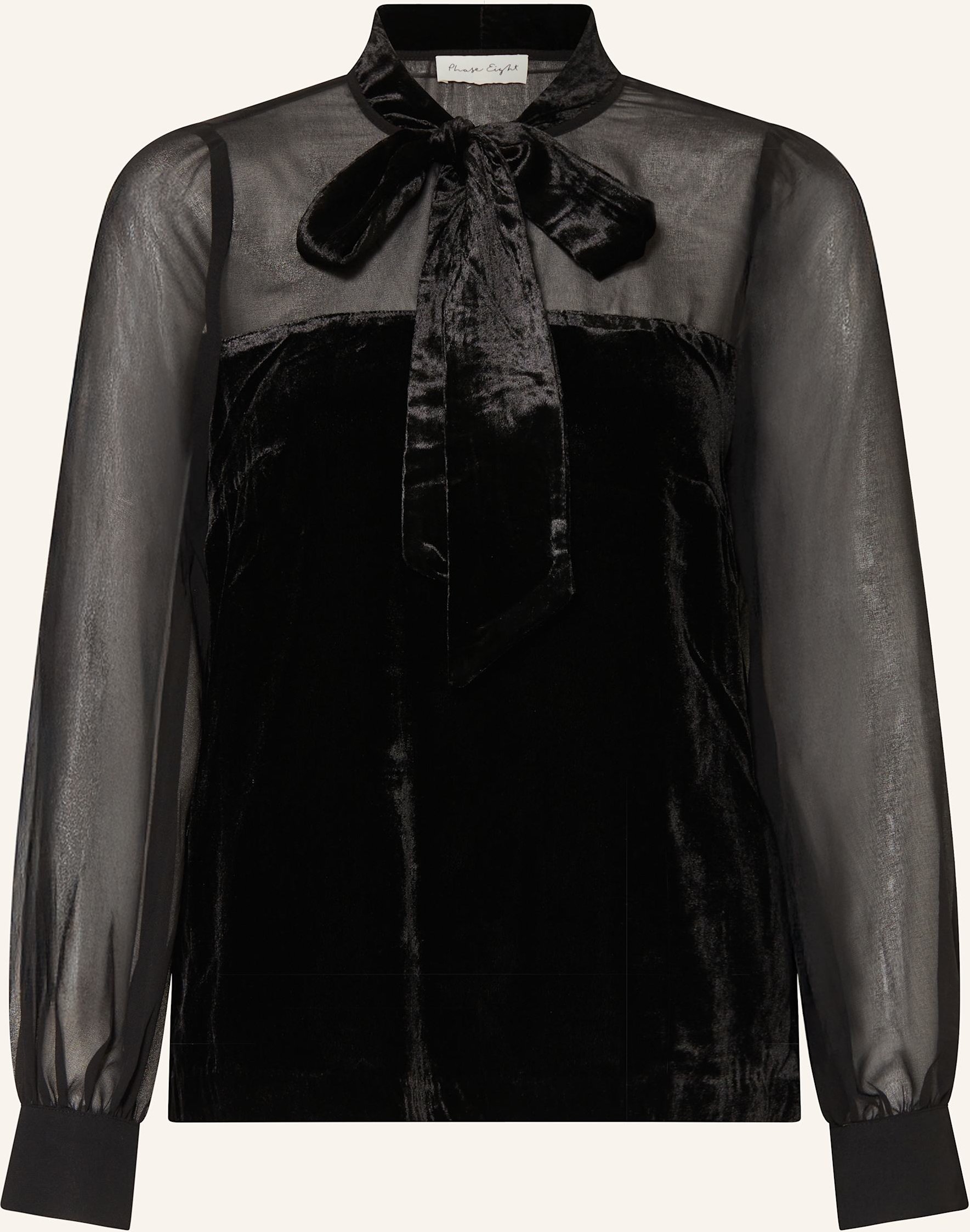 Phase Eight Schluppenbluse Raye Im Materialmix schwarz