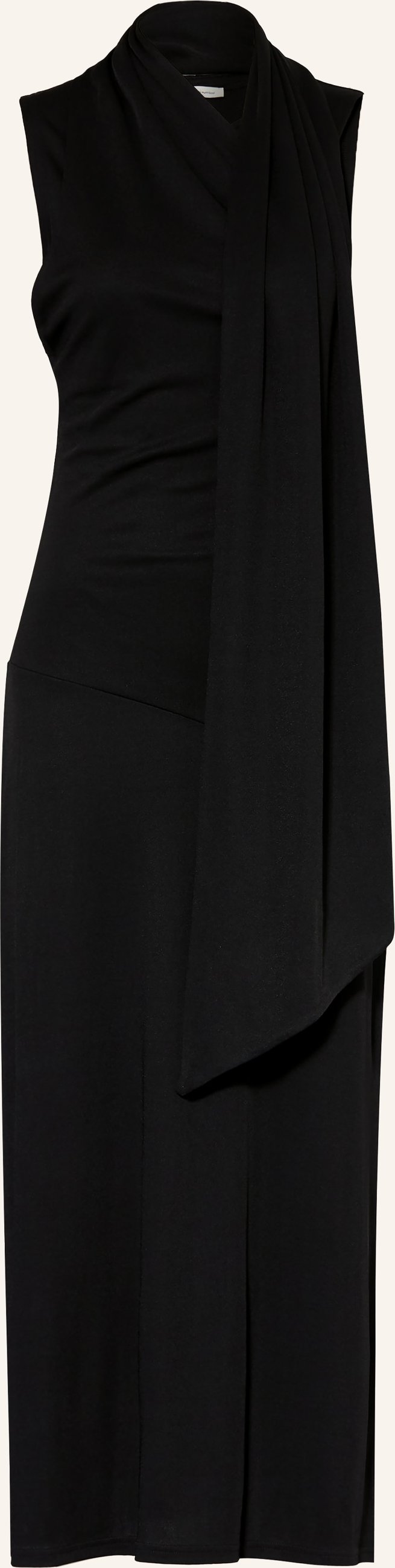 Ami Paris Jerseykleid Mit Schluppe schwarz