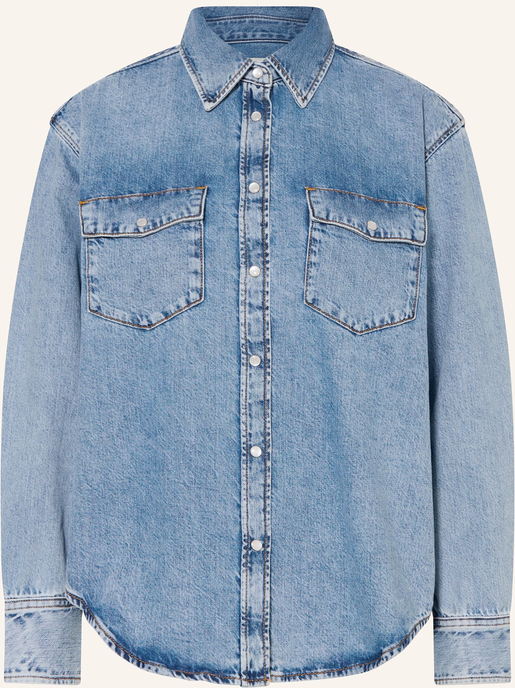 Gant Jeansbluse blau