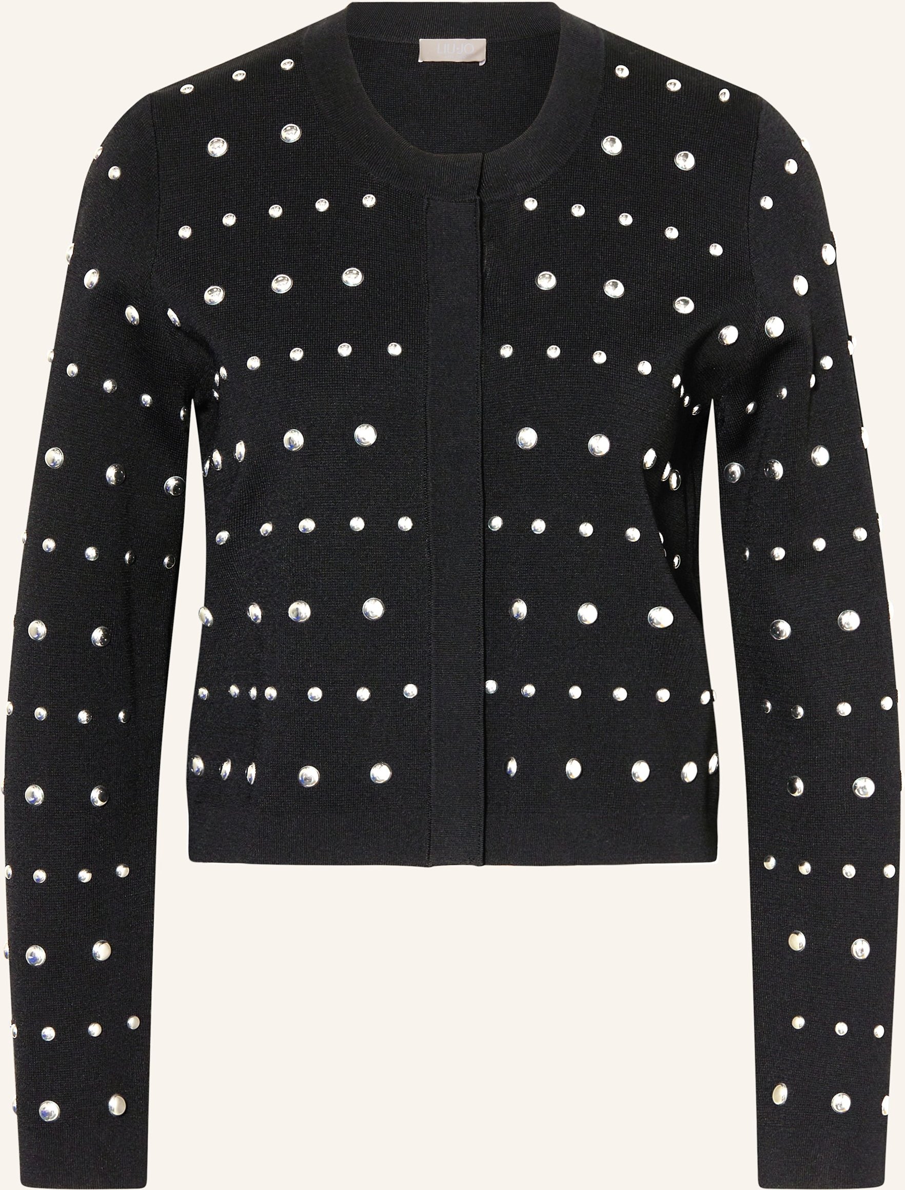 Liu Jo Strickjacke Mit Nieten schwarz