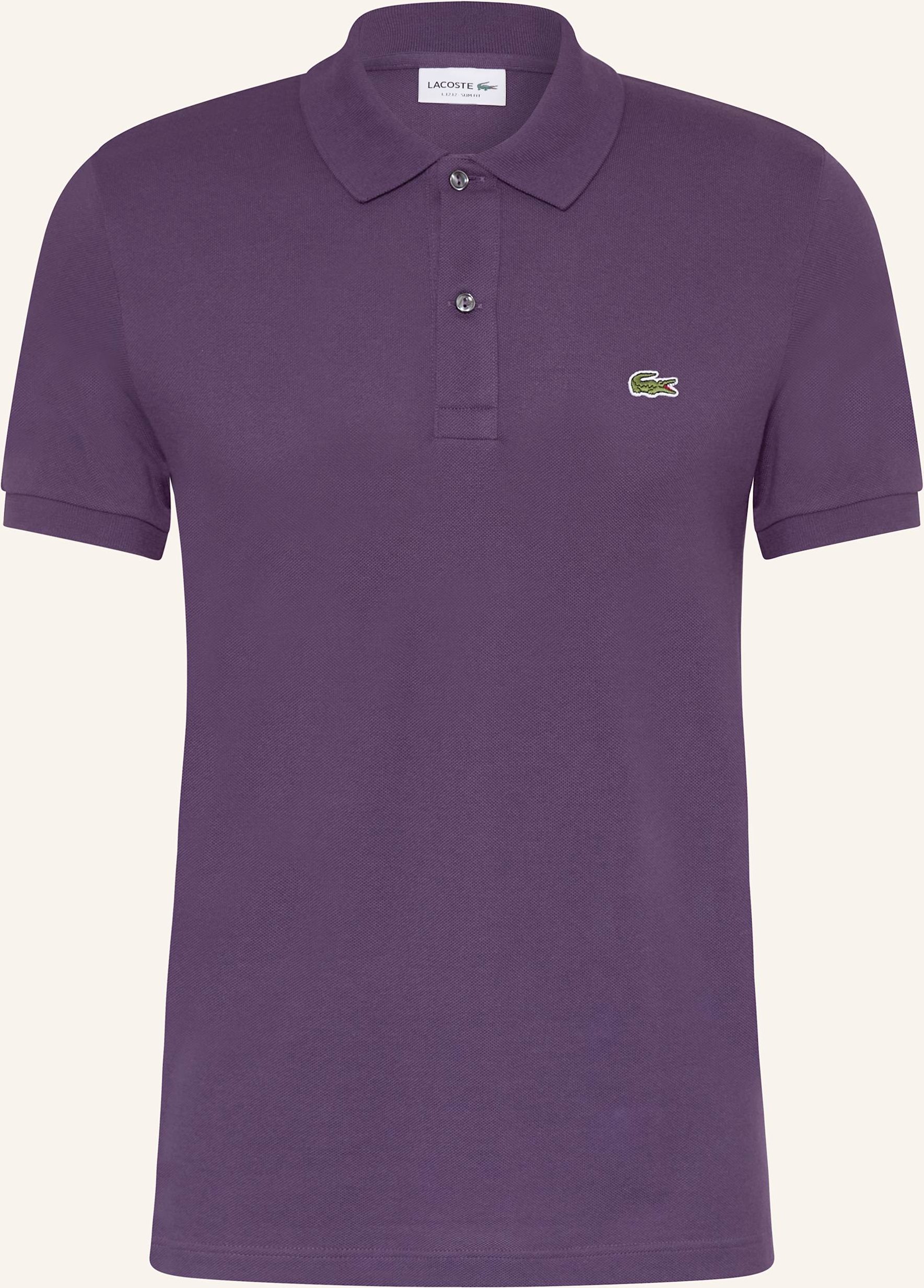 Lacoste Piqué-Poloshirt Slim Fit lila