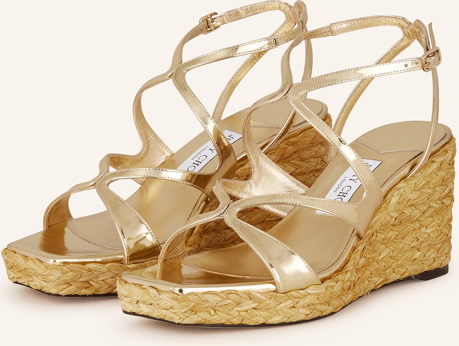 Thumbnail - Jimmy Choo Wedges Ayla 85 gold