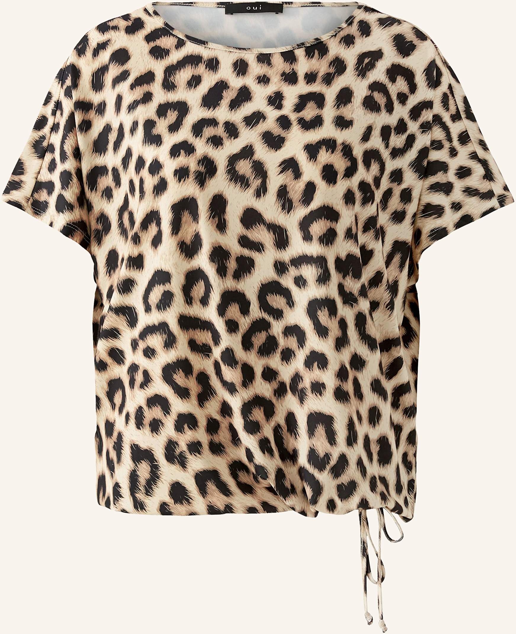 Oui Blusenshirt braun