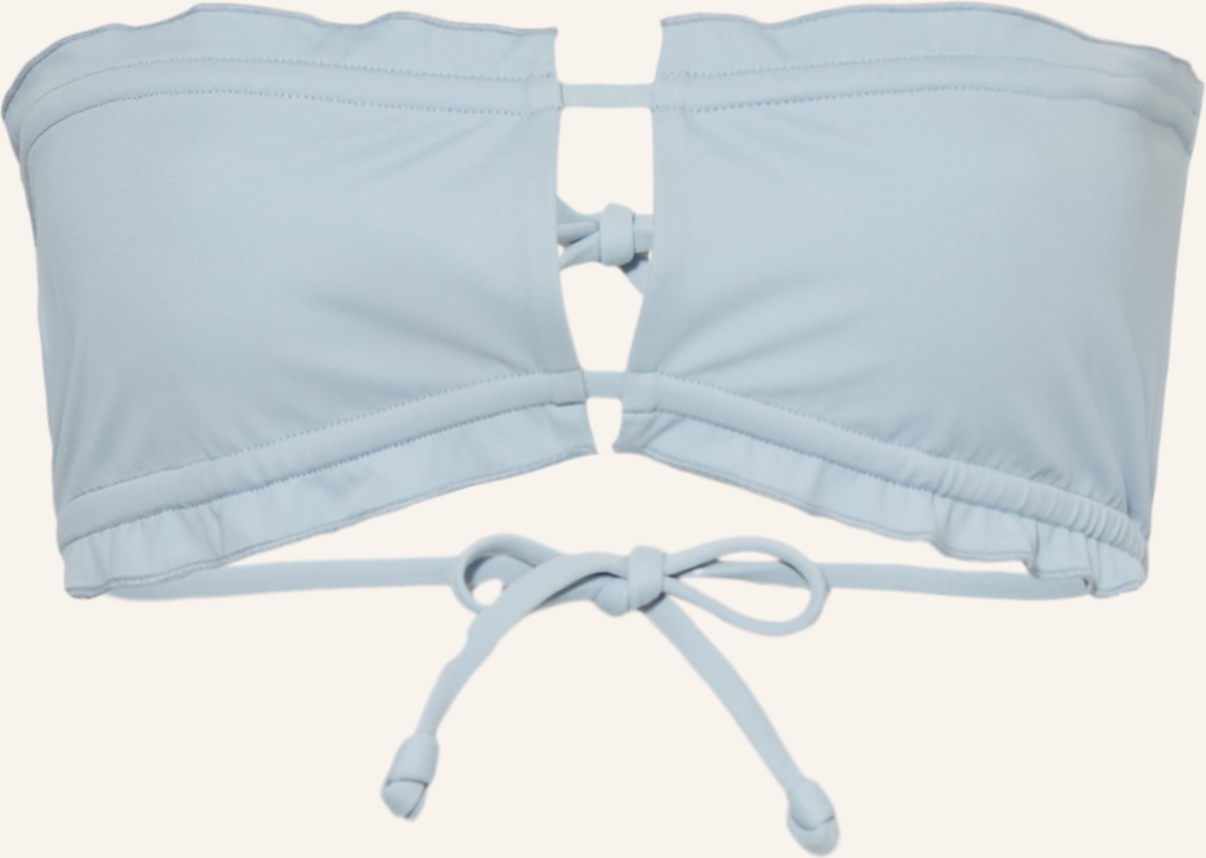 Espadrij L'originale Bandeau-Bikini-Top Chloe blau