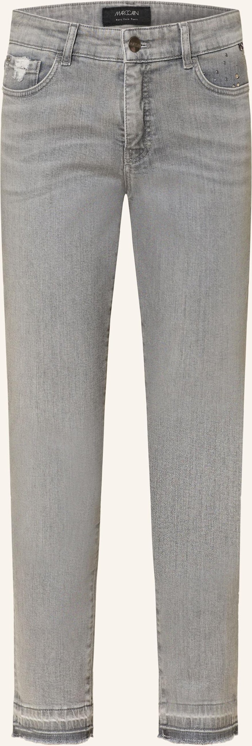 Thumbnail - Marc Cain Jeans Silea Mit Schmucksteinen grau