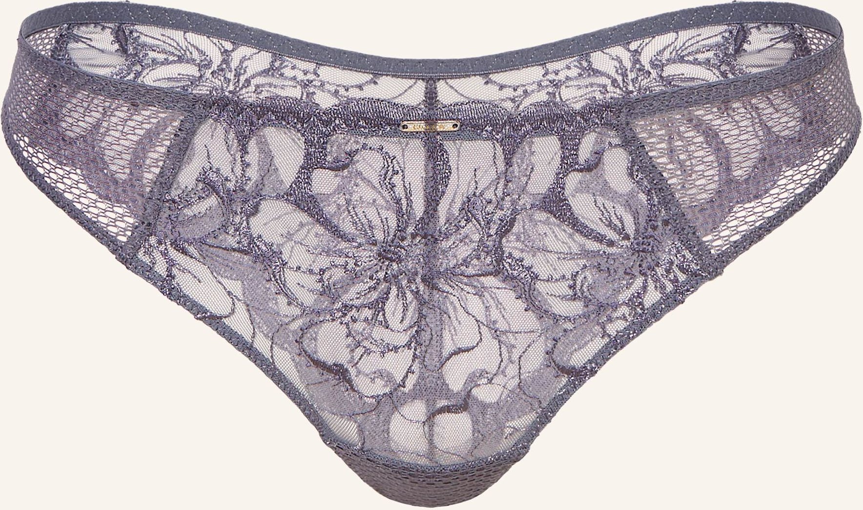 Chantelle String Fleurs grau