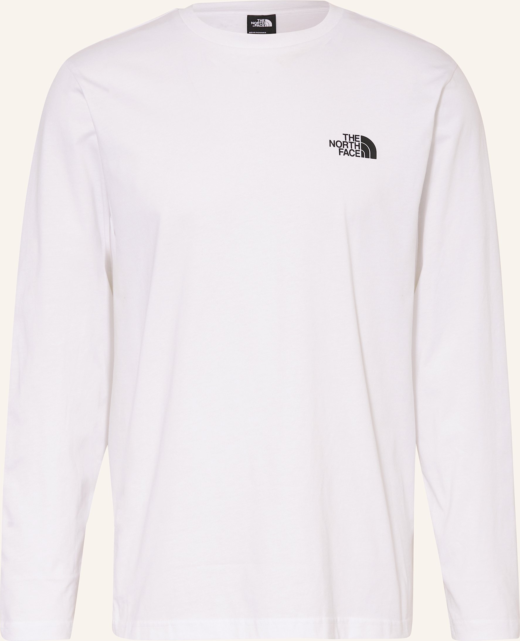 The North Face Longsleeve Simple Dome weiss