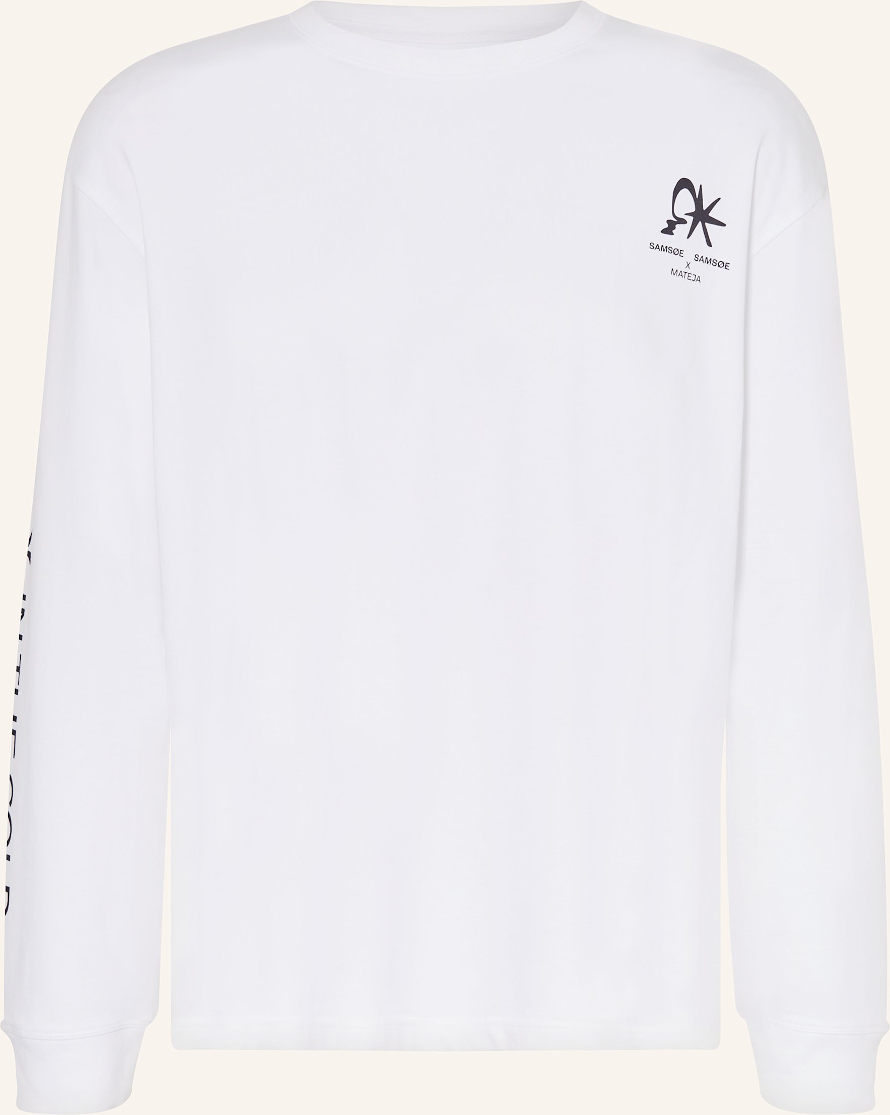 Samsøe  Samsøe Longsleeve Saragnar weiss