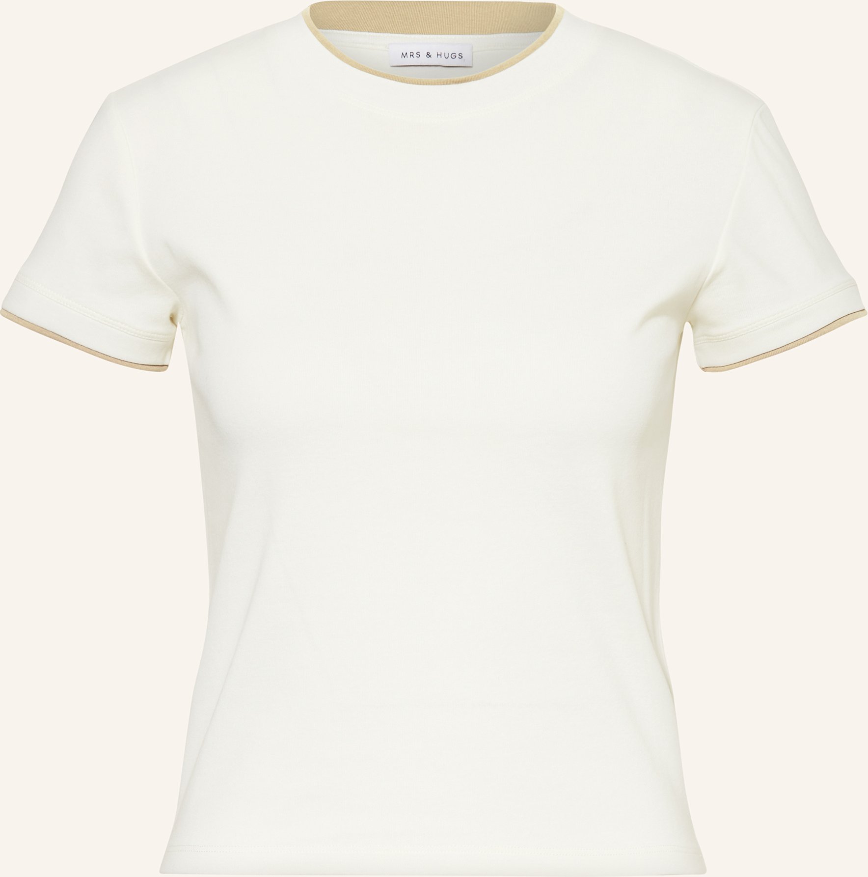 Mrs & Hugs T-Shirt weiss