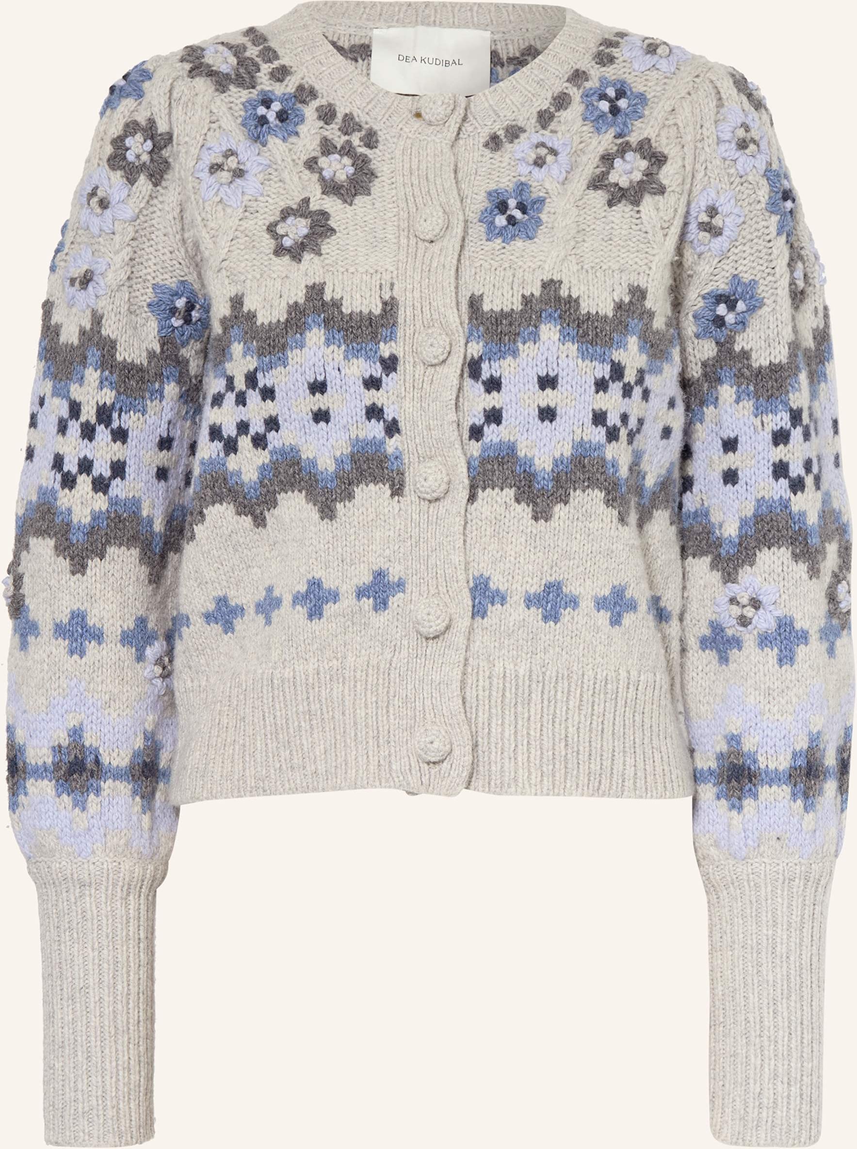 Dea Kudibal Strickjacke Livadea grau