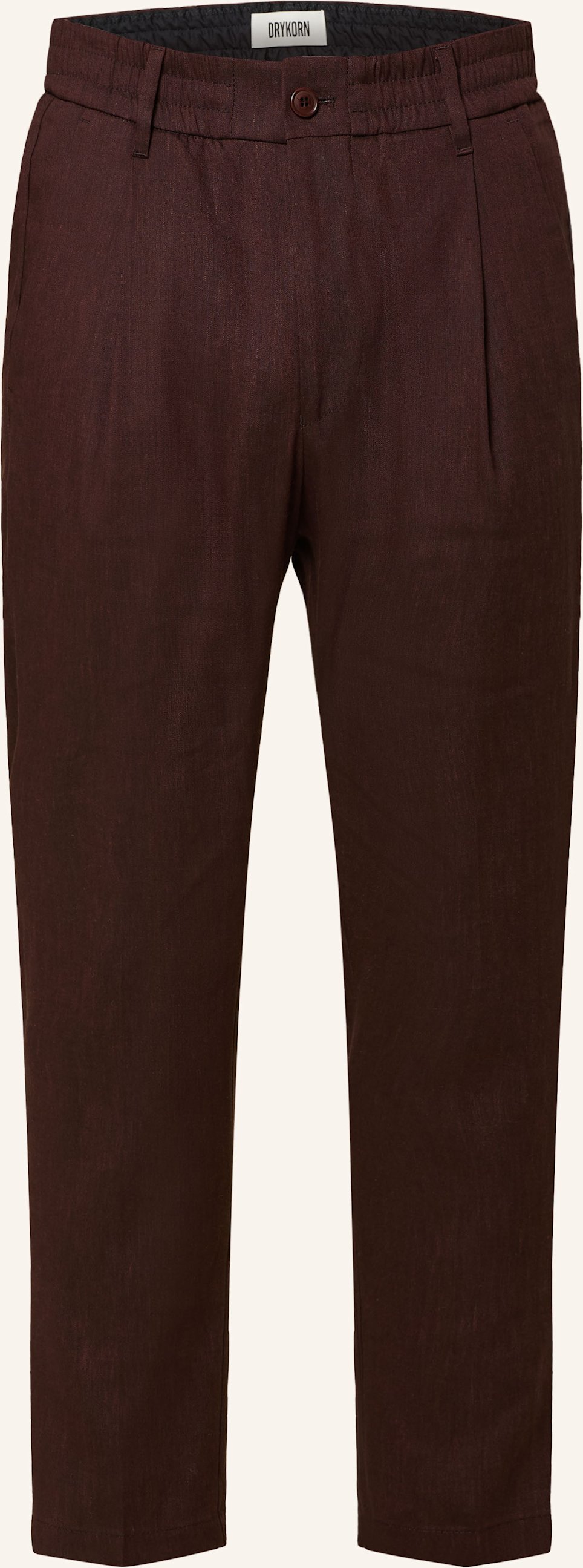 Drykorn Anzughose Chasy Extra Slim Fit Mit Leinen rot