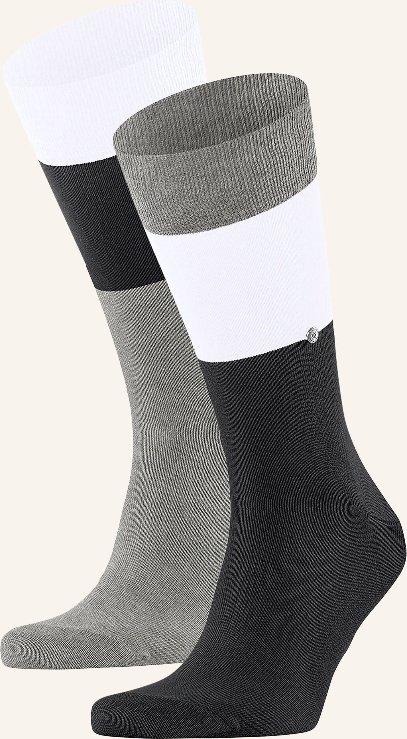 Burlington 2er-Pack Strümpfe Magic schwarz