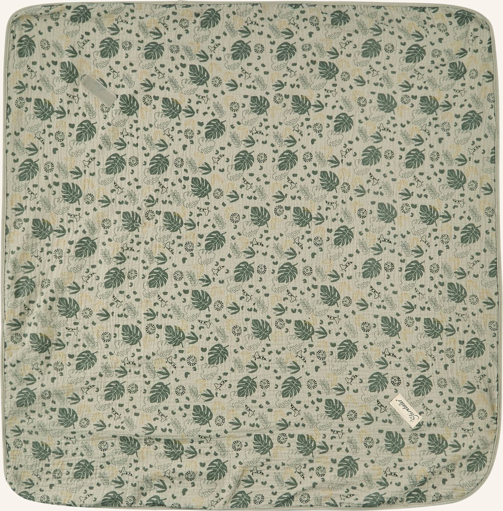 Sterntaler Babydecke Mit Kapuze Safari grau