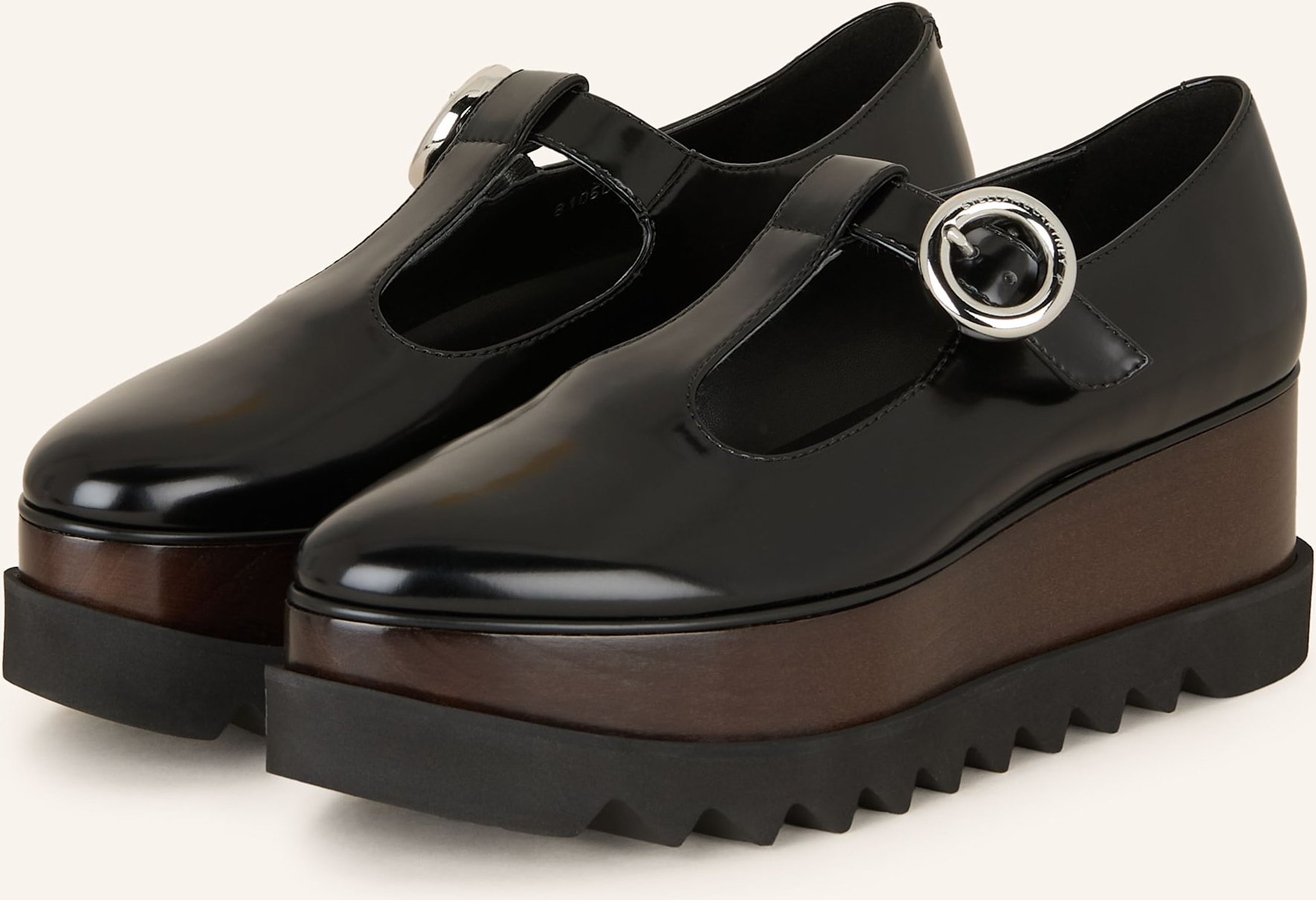 Stella Mccartney Plateau-Loafer Elyse schwarz
