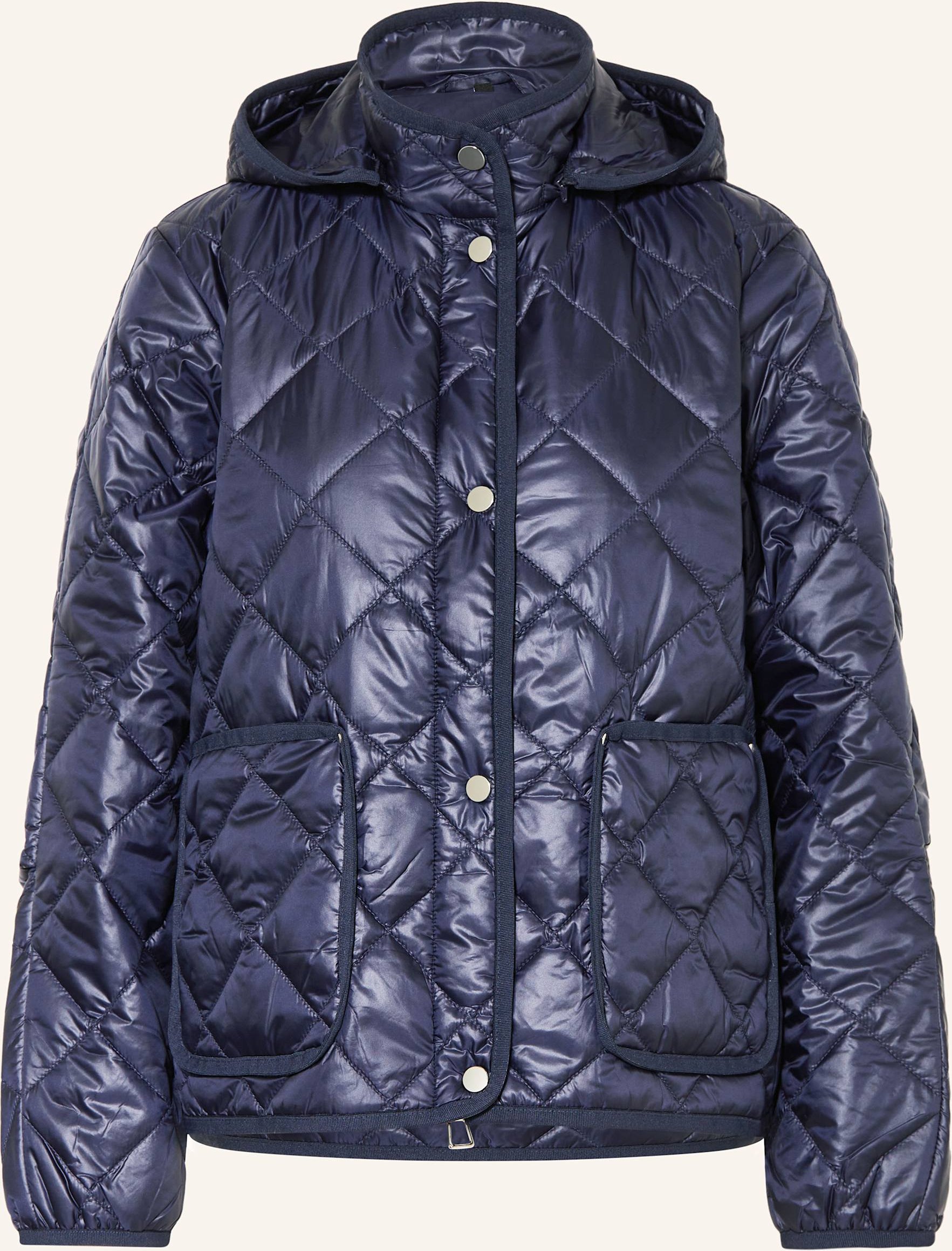 Darling Harbour Steppjacke Mit Abnehmbarer Kapuze blau