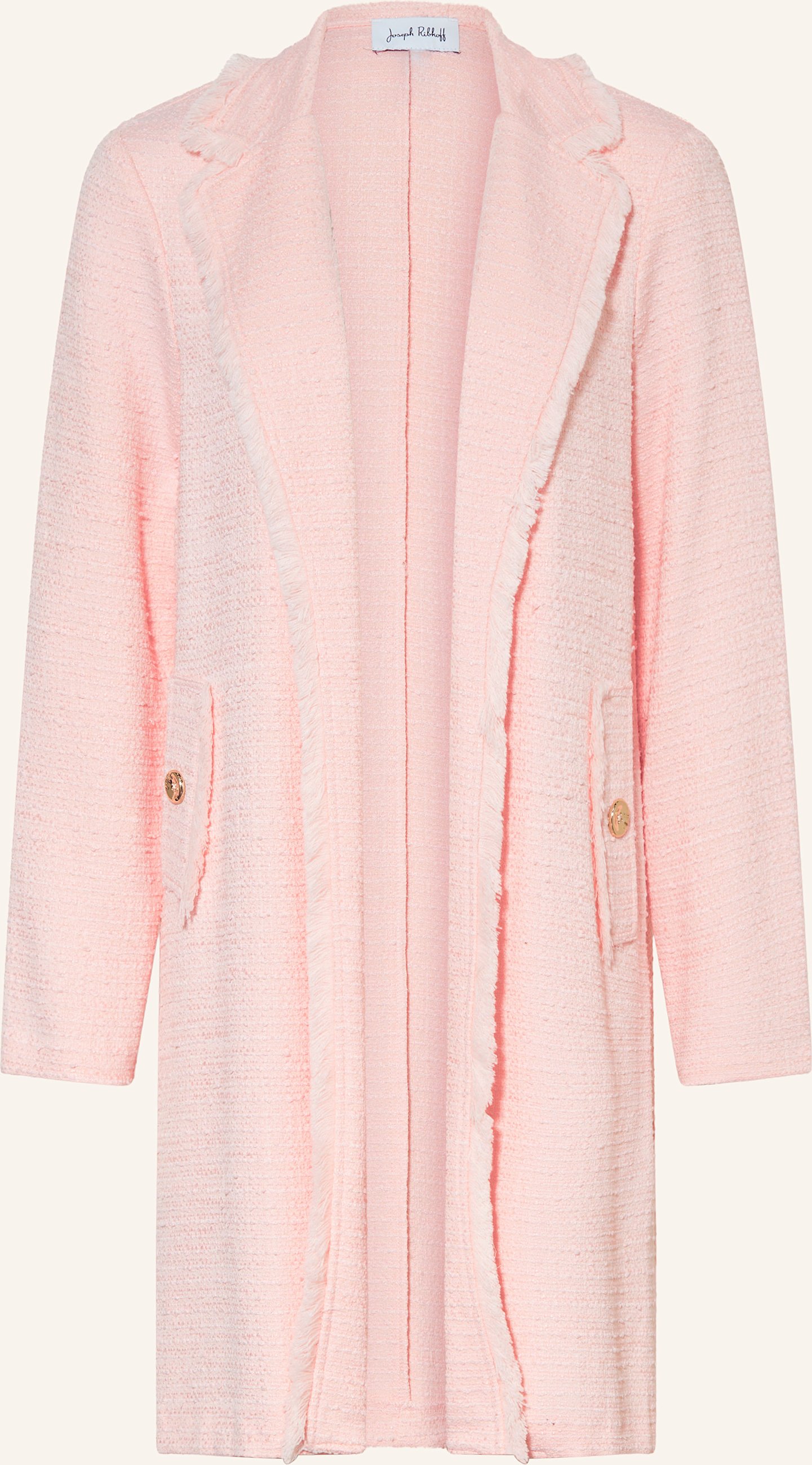 Joseph Ribkoff Longblazer Aus Bouclé rosa