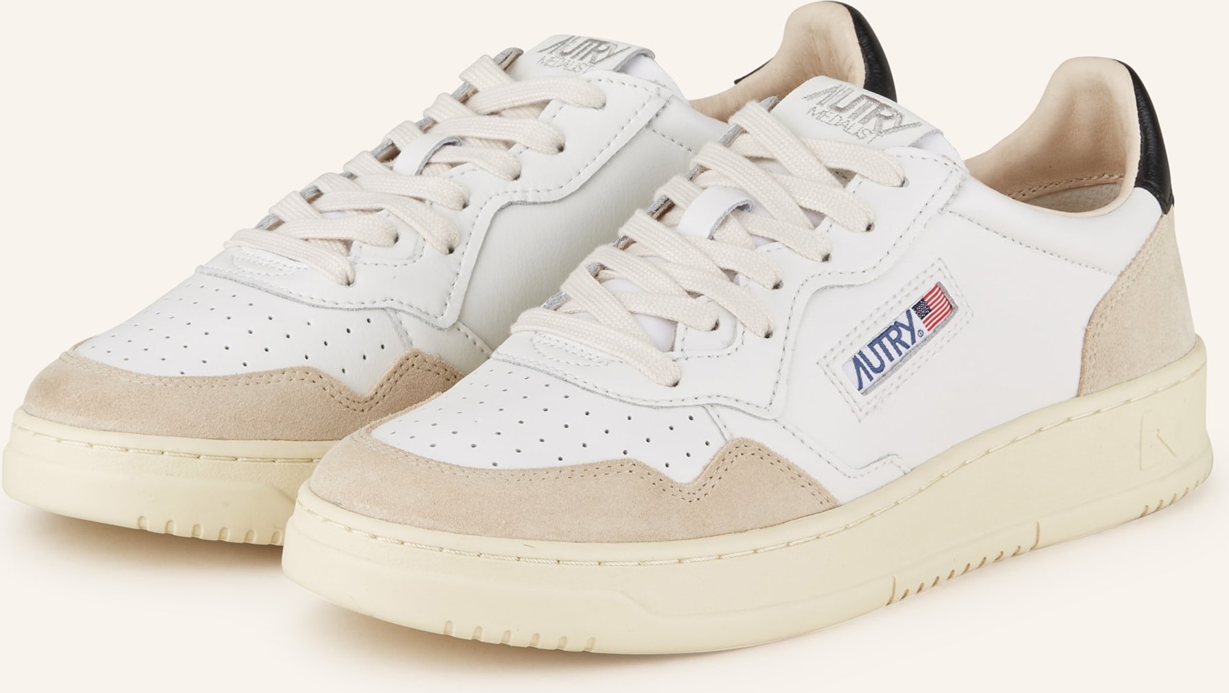 Autry Sneaker Medalist Low Ls weiss