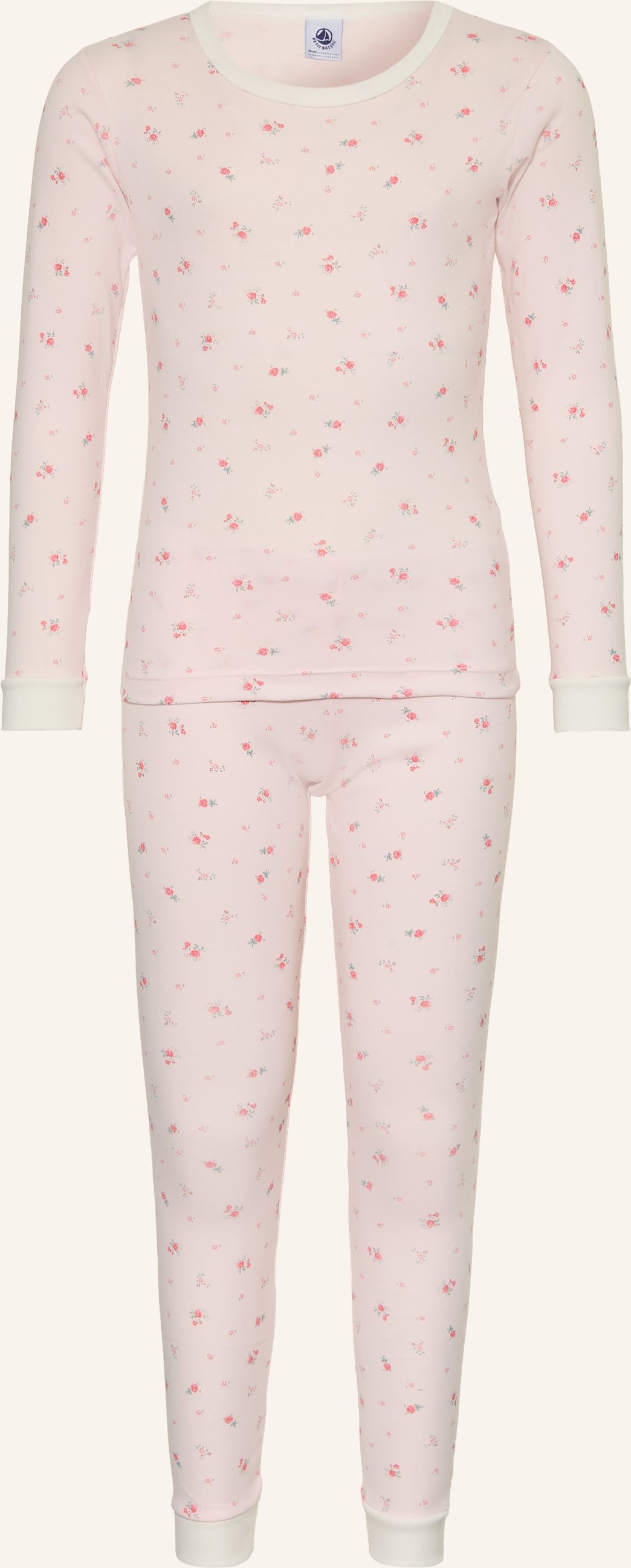 Petit Bateau Schlafanzug rosa