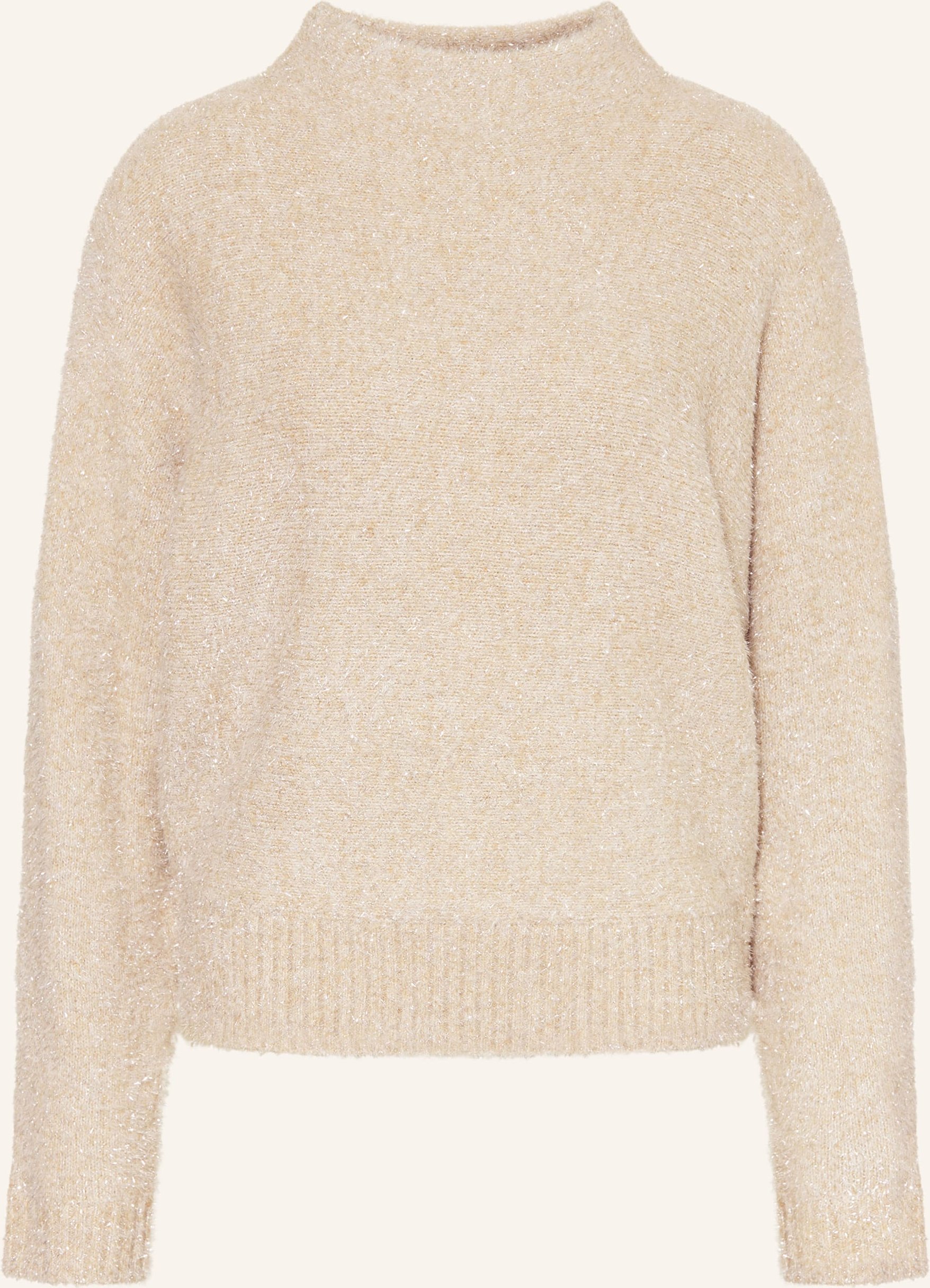 Opus Pullover Posmic Mit Glitzergarn weiss