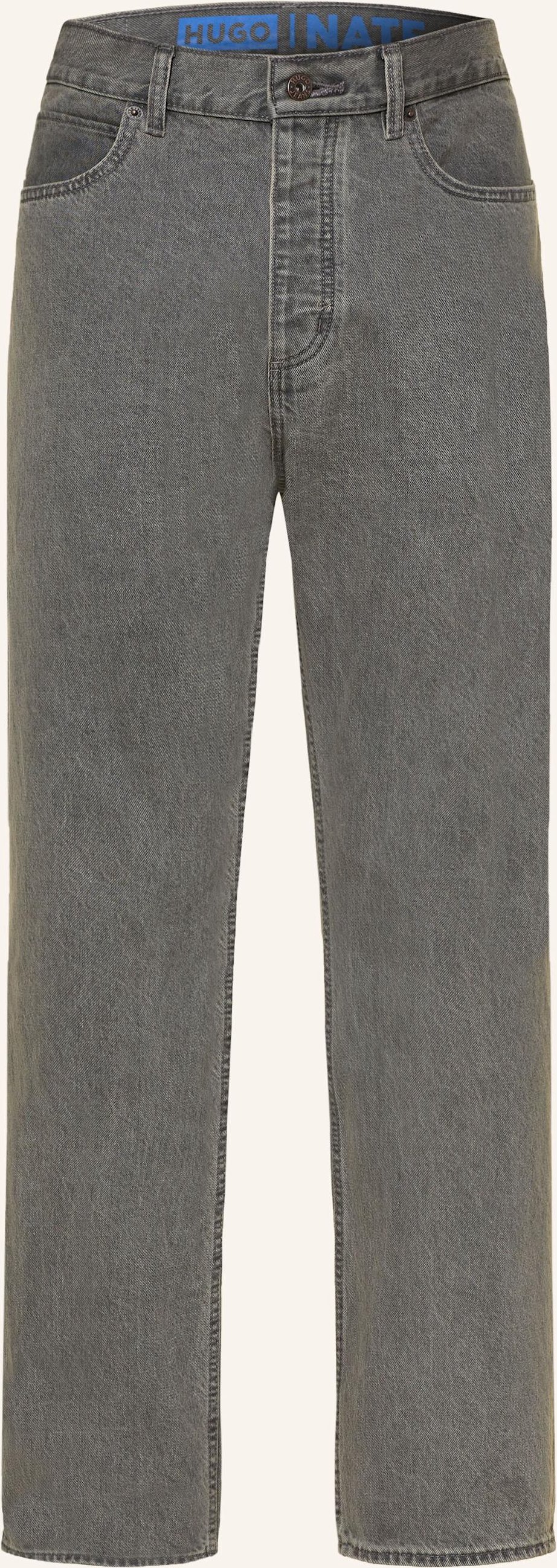 Hugo Jeans Nate Baggy Fit grau