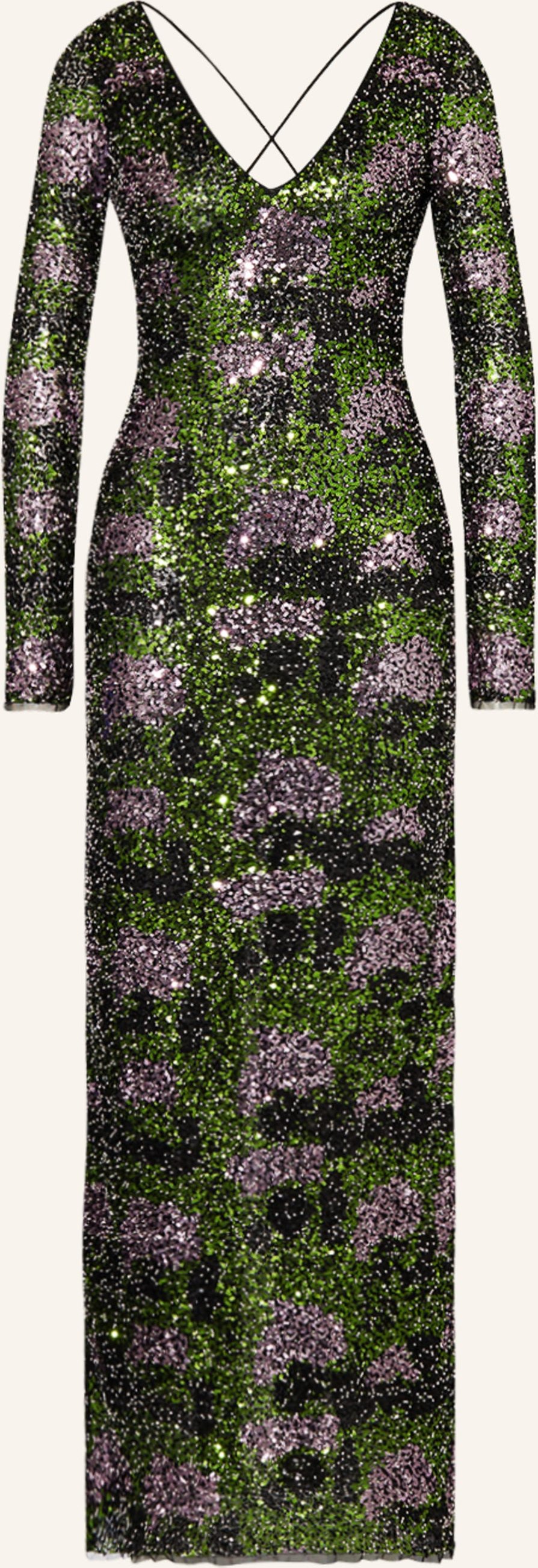 Stine Goya Kleid Aille Mit Pailletten gruen