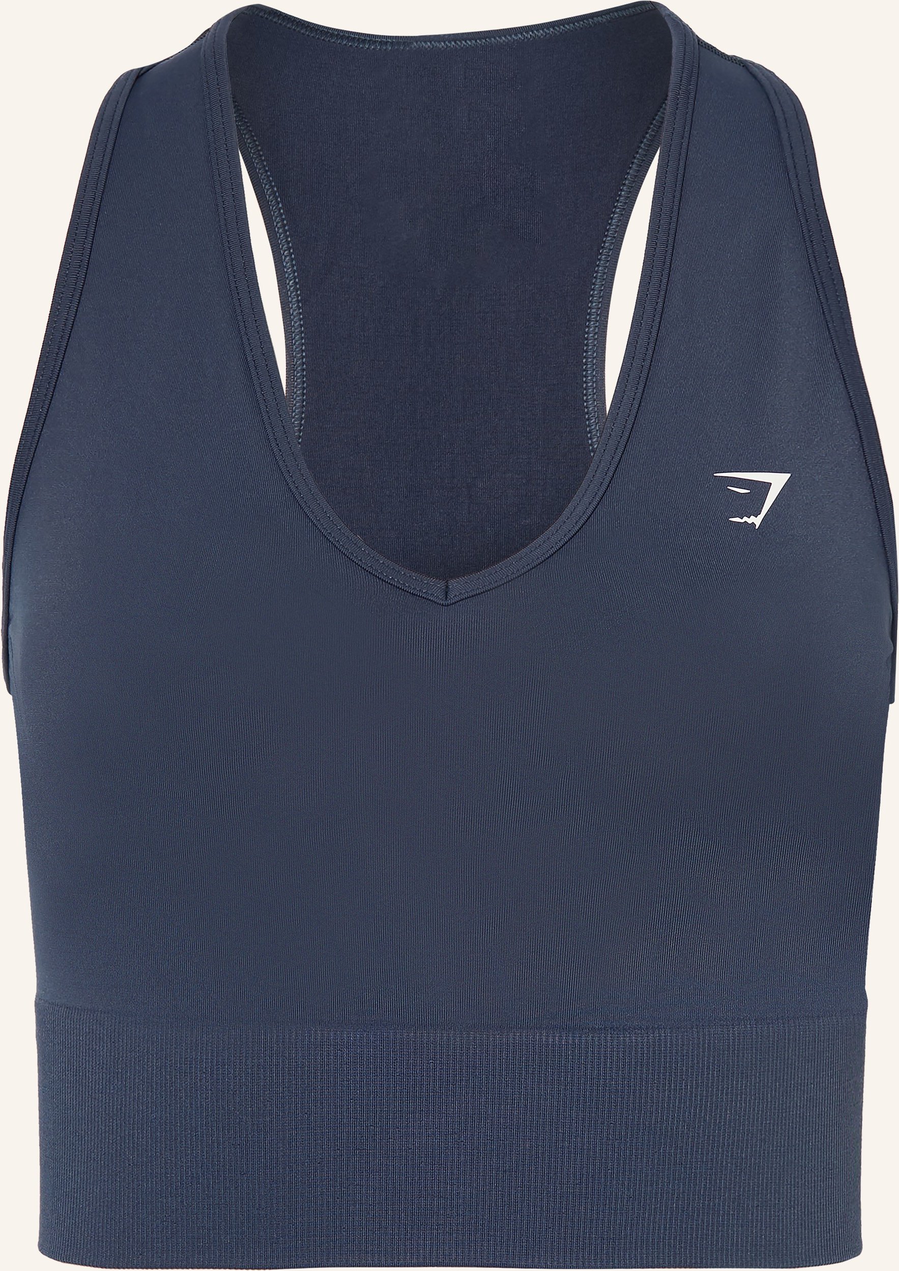 Gymshark Cropped-Top Everyday Seamless blau