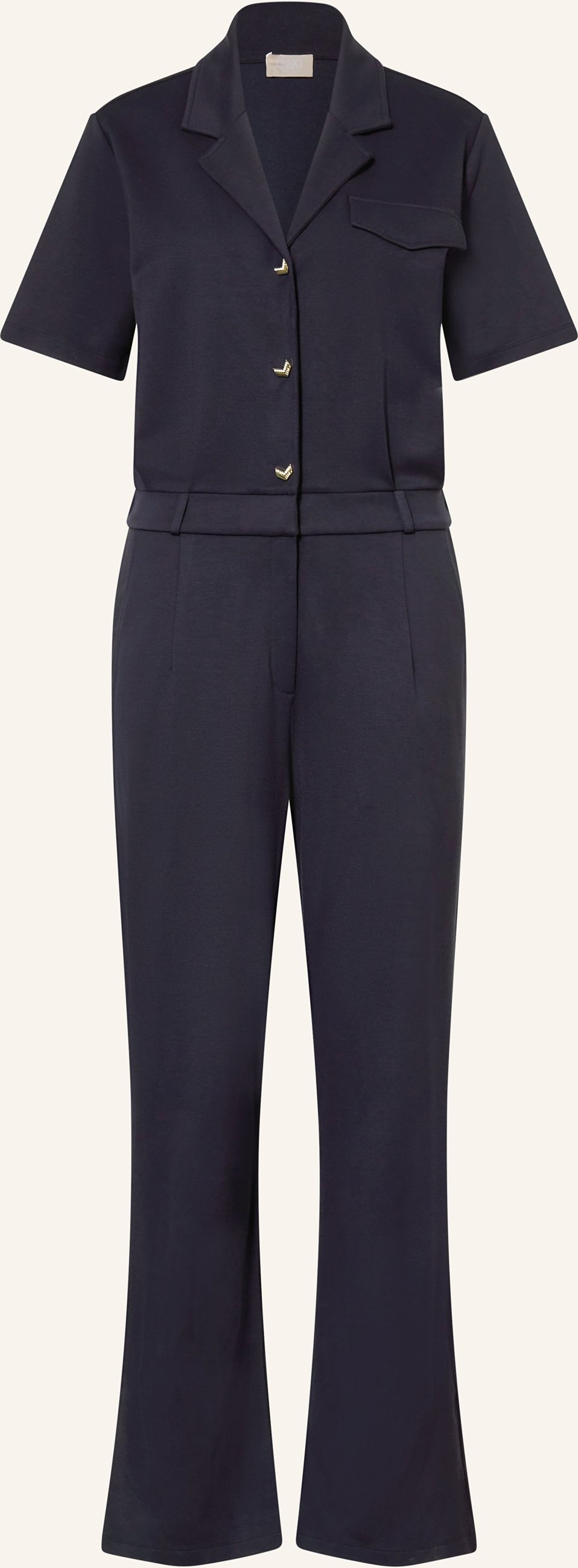 Liu Jo Jersey-Jumpsuit Mit Schmucksteinen blau