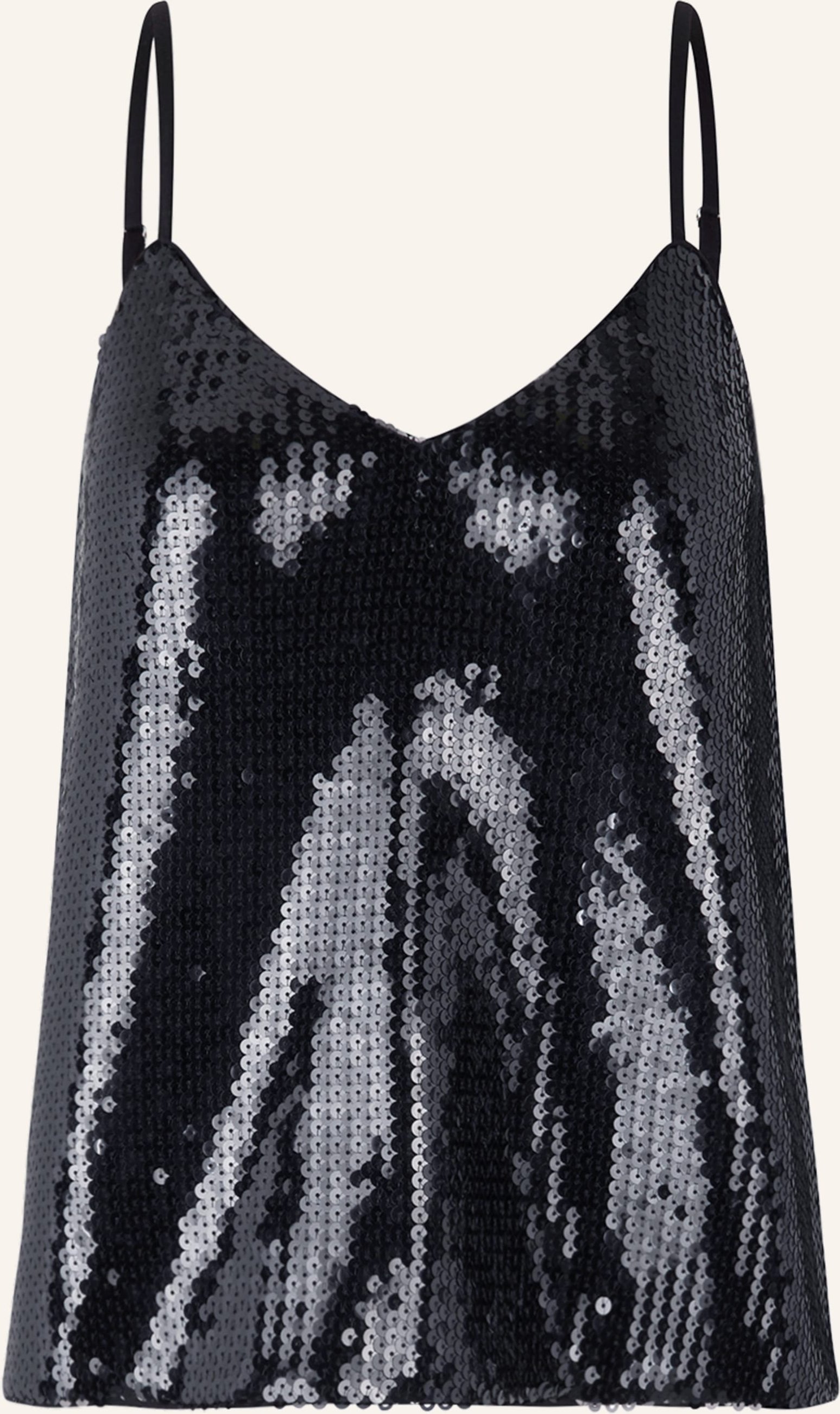 Samsøe Samsøe Top Sharon Mit Pailletten schwarz