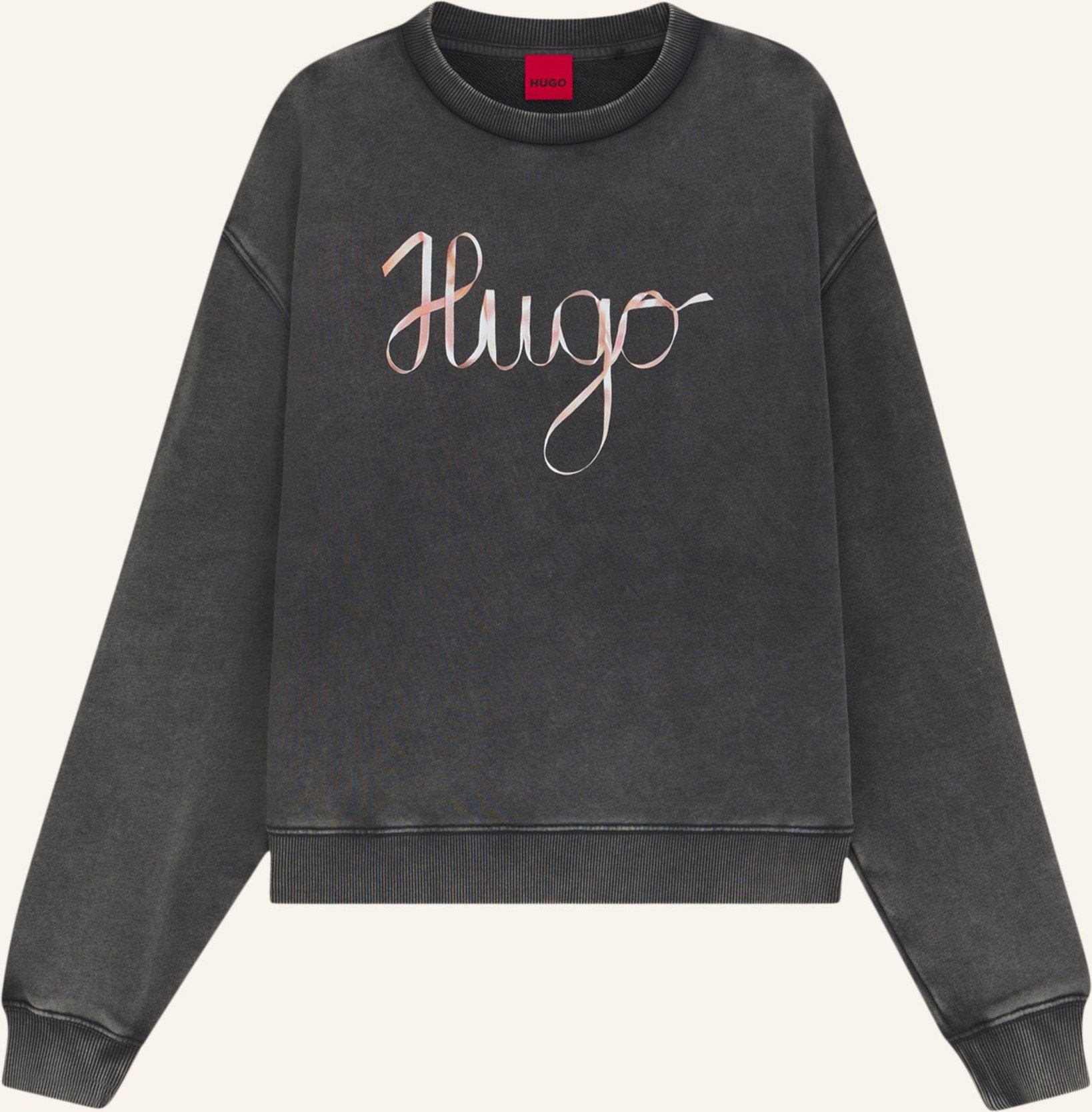 Hugo Sweatshirt Deroxina_4 Oversize Fit schwarz