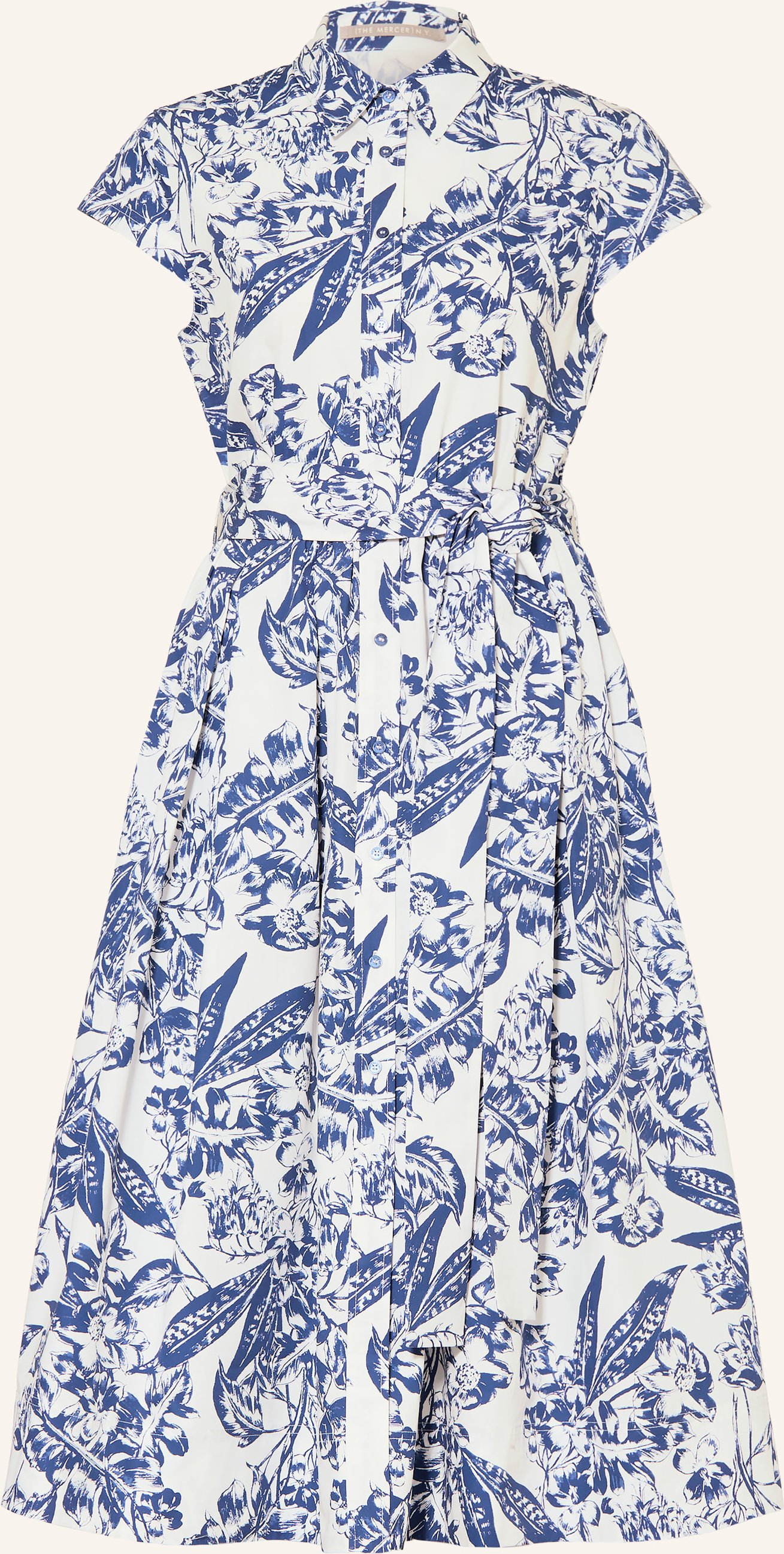 (The Mercer) N.Y. Hemdblusenkleid weiss