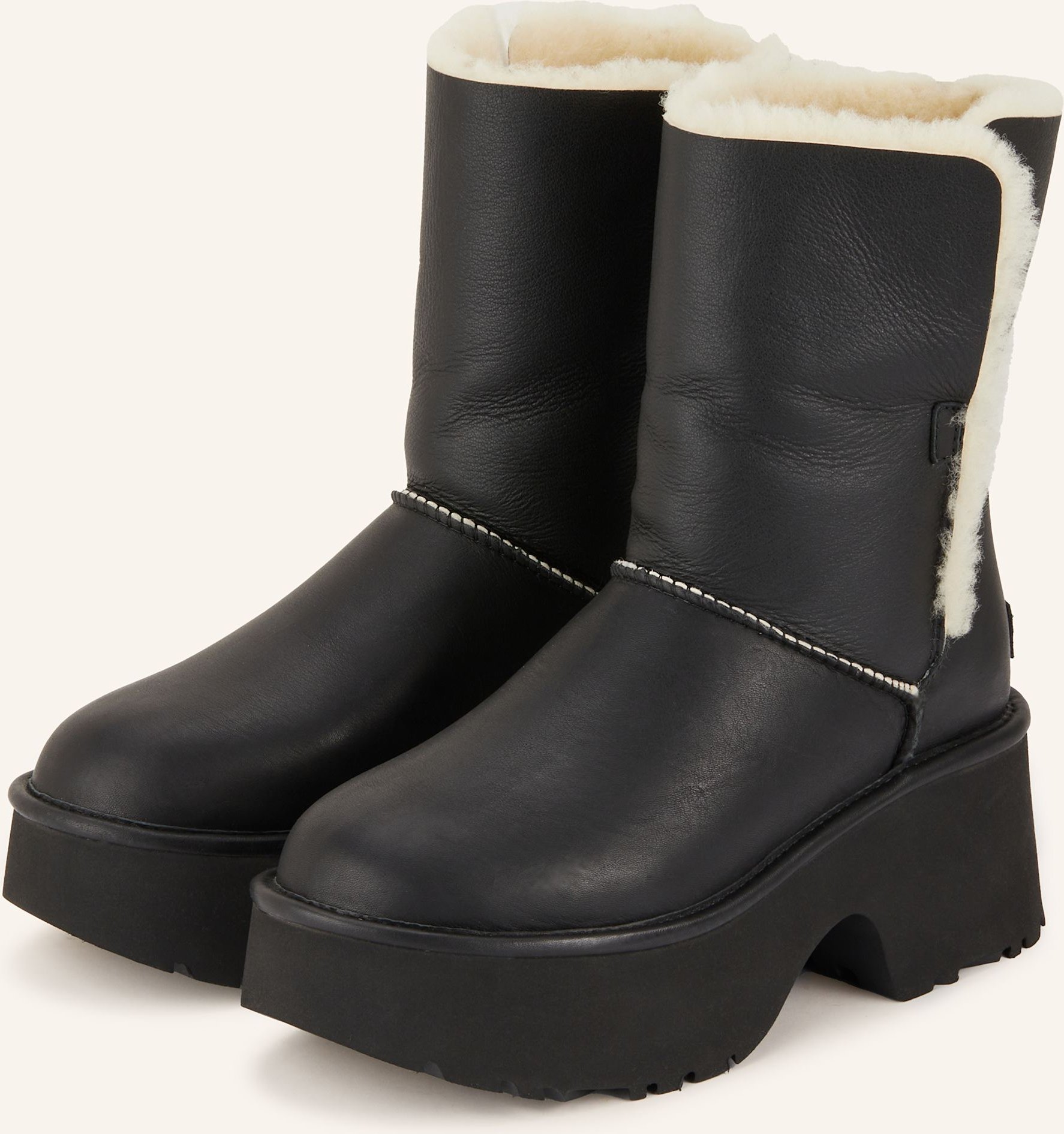 Thumbnail - Ugg Plateau-Boots Esmee schwarz