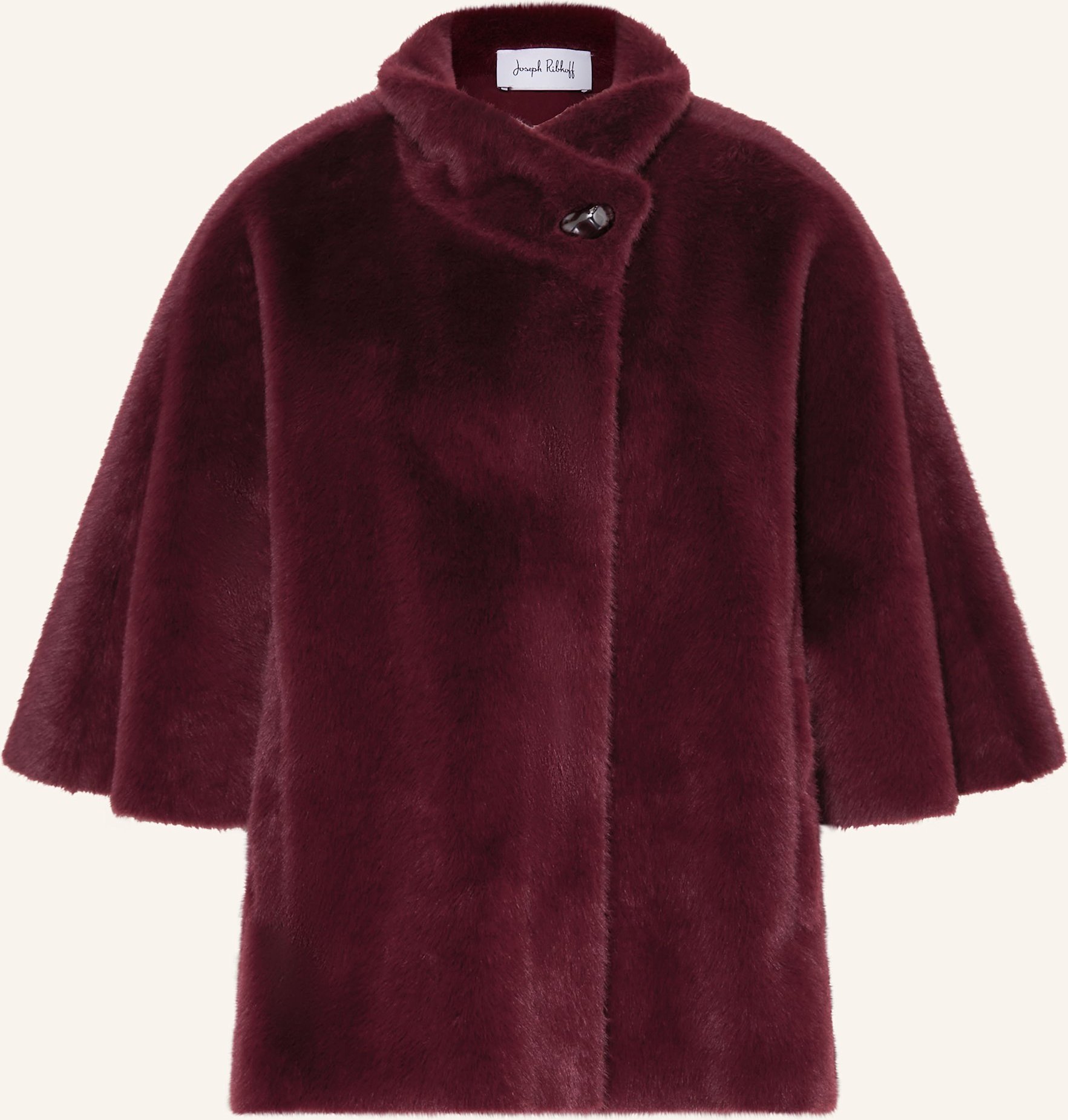 Joseph Ribkoff Kunstfell-Jacke rot