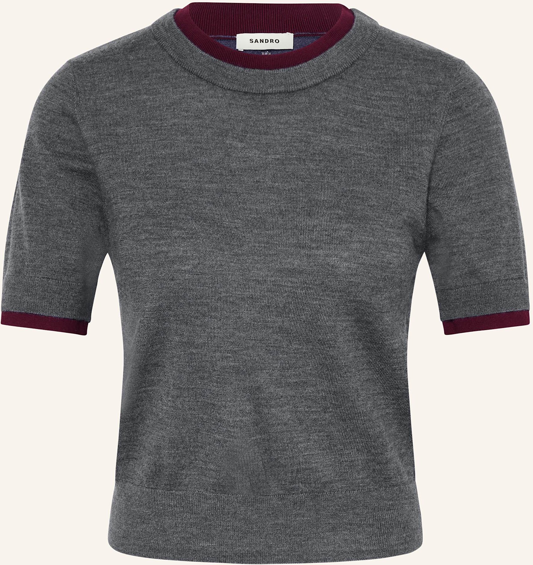 Sandro Strickshirt grau