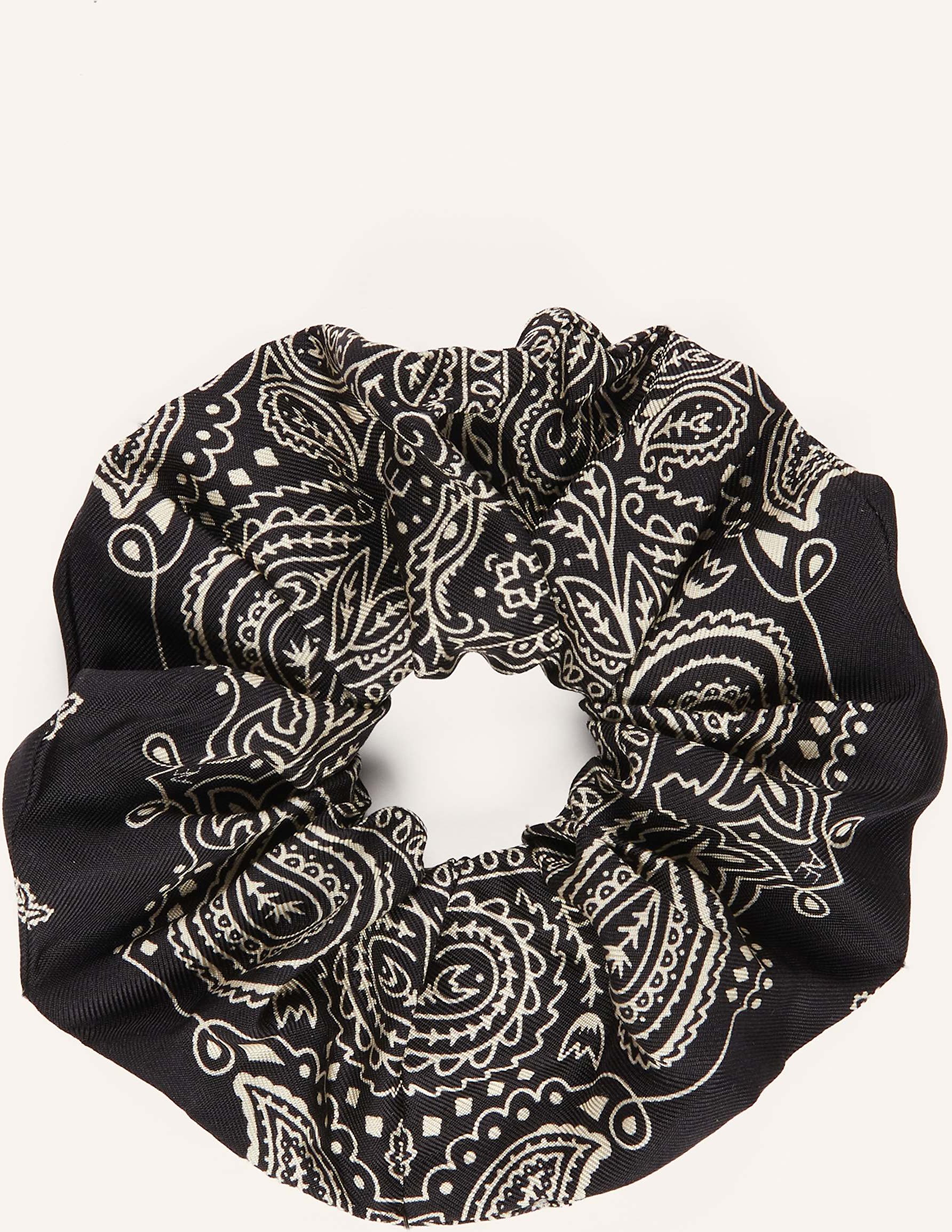 Aeneis Haargummi Aus Seide schwarz