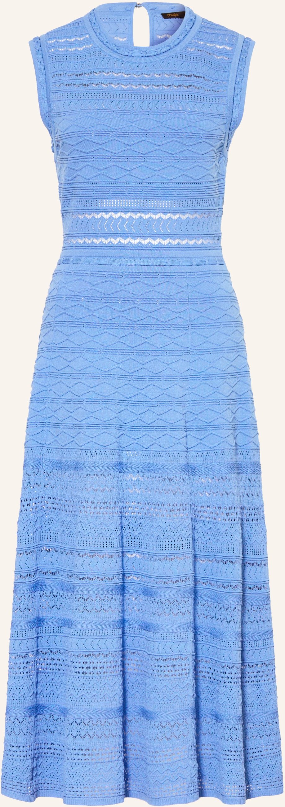 Maje Strickkleid blau