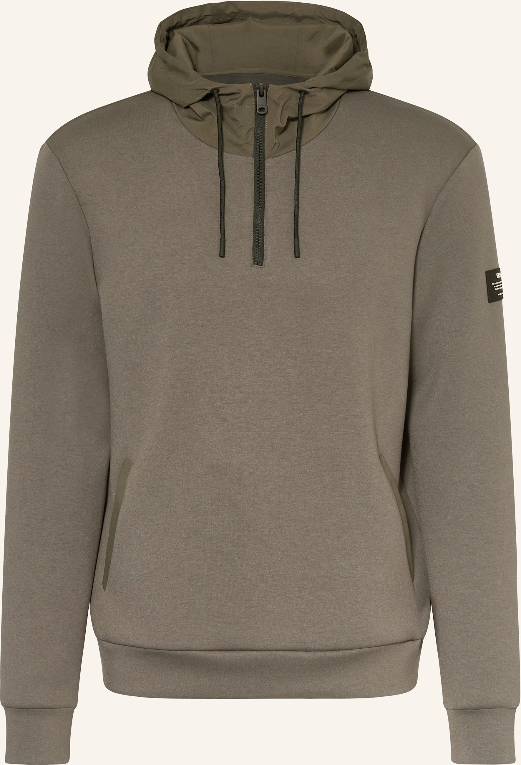 Ecoalf Hoodie Surat Im Materialmix gruen