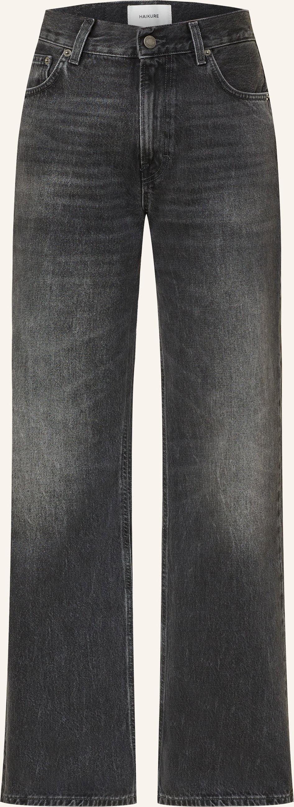 Haikure Straight Jeans Korea schwarz