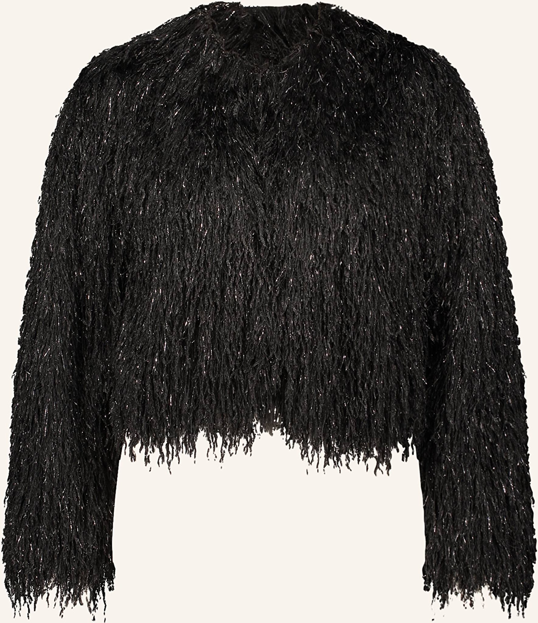 V By Vera Mont Bolero Mit Glitzergarn schwarz